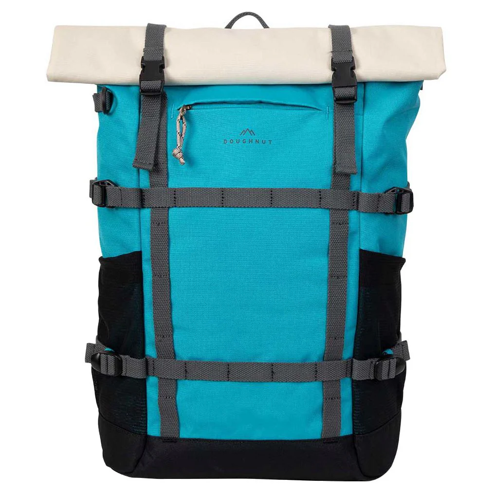 Doughnut Paratrooper Reborn - Rolltop Rucksack 14" 67 cm erw. (lagoon x stonebl)