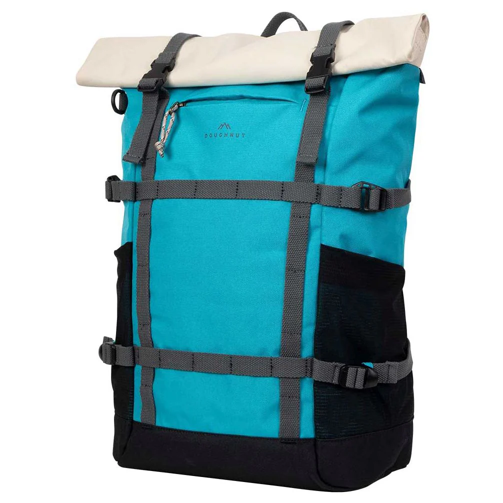 Doughnut Paratrooper Reborn - Rolltop Rucksack 14" 67 cm erw. (lagoon x stonebl) - Image 2
