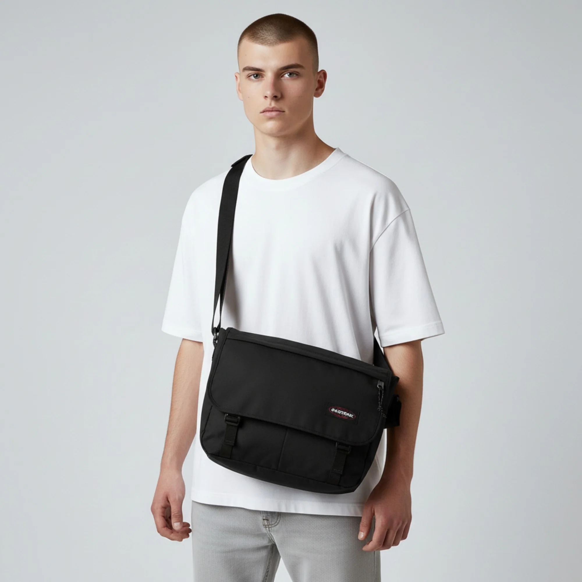 Eastpak Delegate + - Schultertasche 17" 38.5 cm (black) - Image 6