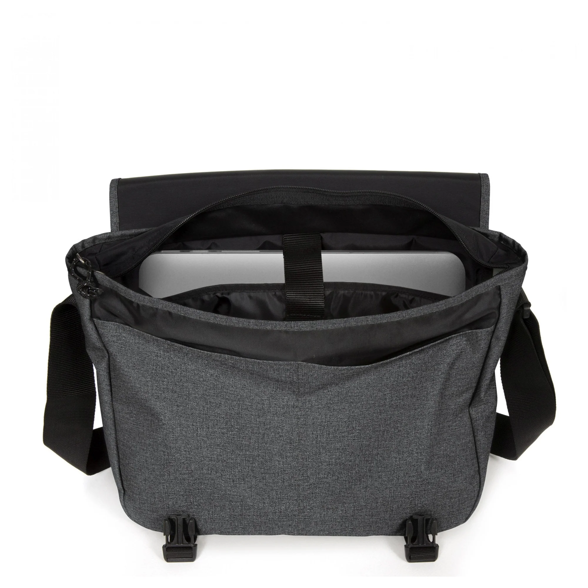 Eastpak Delegate + - Schultertasche 17" 38.5 cm (black denim) - Image 3