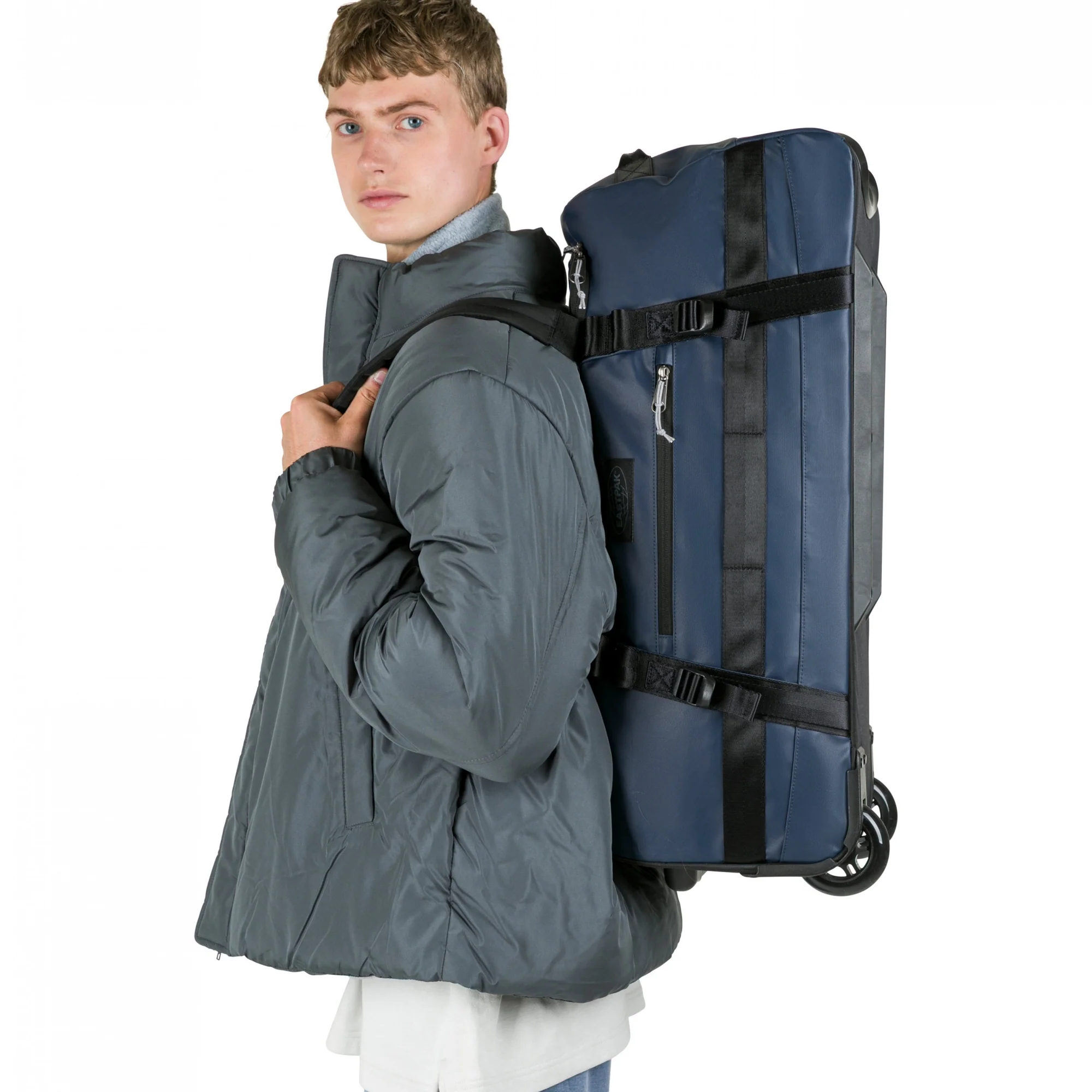 Eastpak Selection Duffel Pack Wheel - Rollenreisetasche M 71 cm (tarp navy) - Image 5