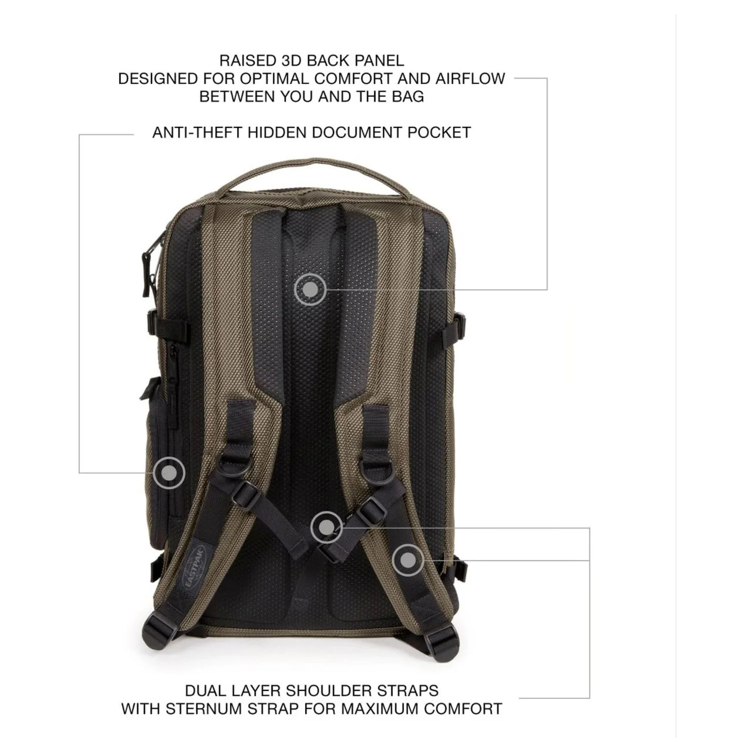Eastpak selection Tecum 19 - Rucksack 47 cm (cnnct coat) - Image 8