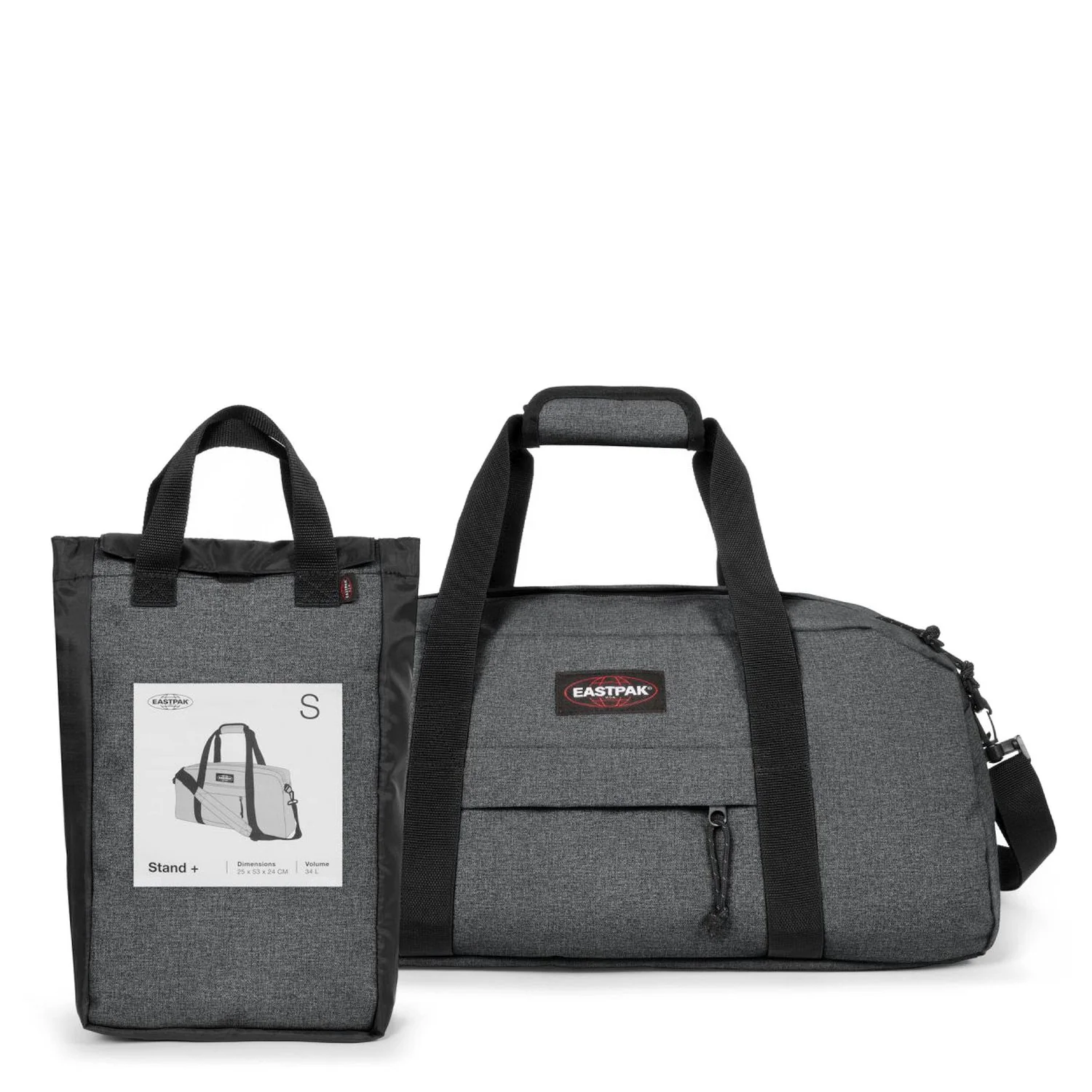 Eastpak Stand+ 34 - Reisetasche 53 cm (black denim) - Image 4