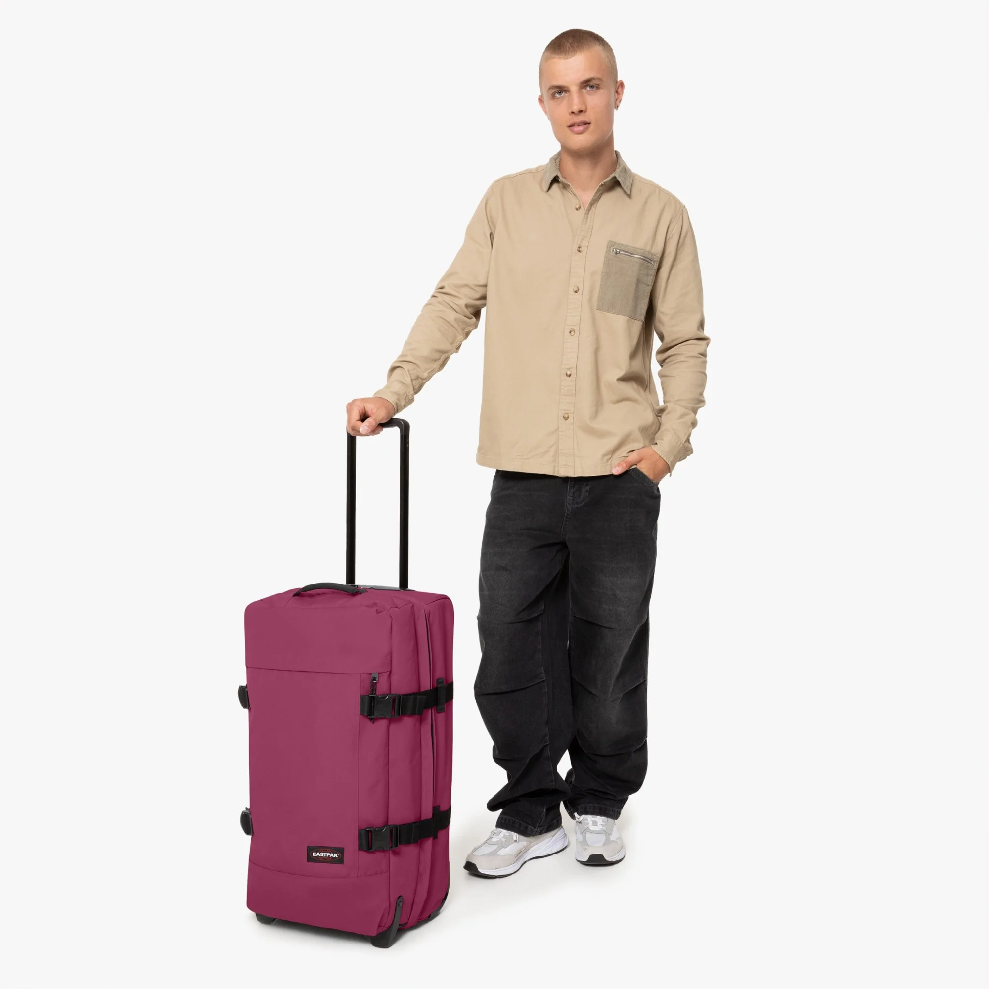 Eastpak Tranverz M 78 - Rollenreisetasche 67 cm (wine burgundy) - Image 6