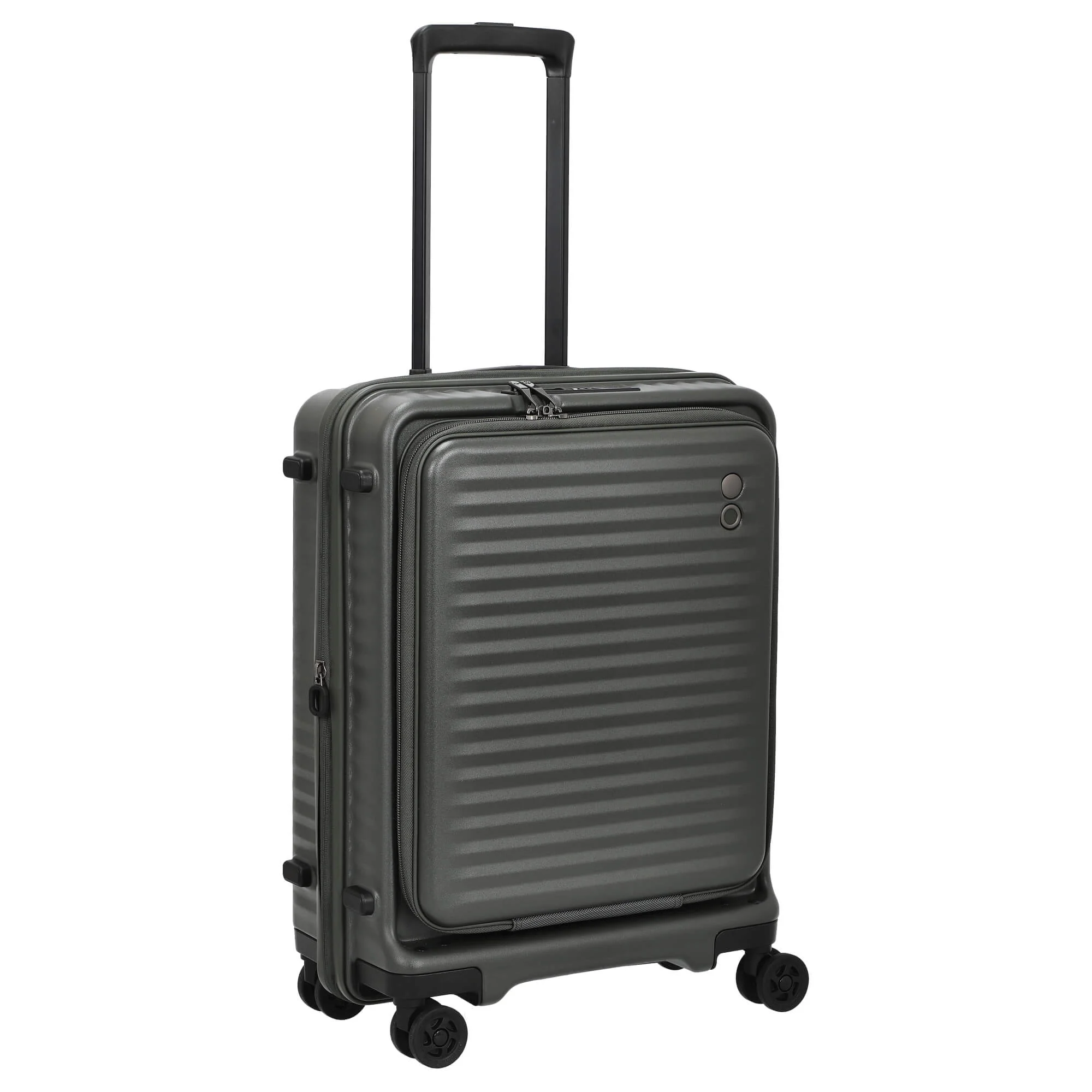 Echolac Celestra FA - 4-Rollen-Kabinentrolley 14" S 55 cm erw. USB (deep olive) - Image 5