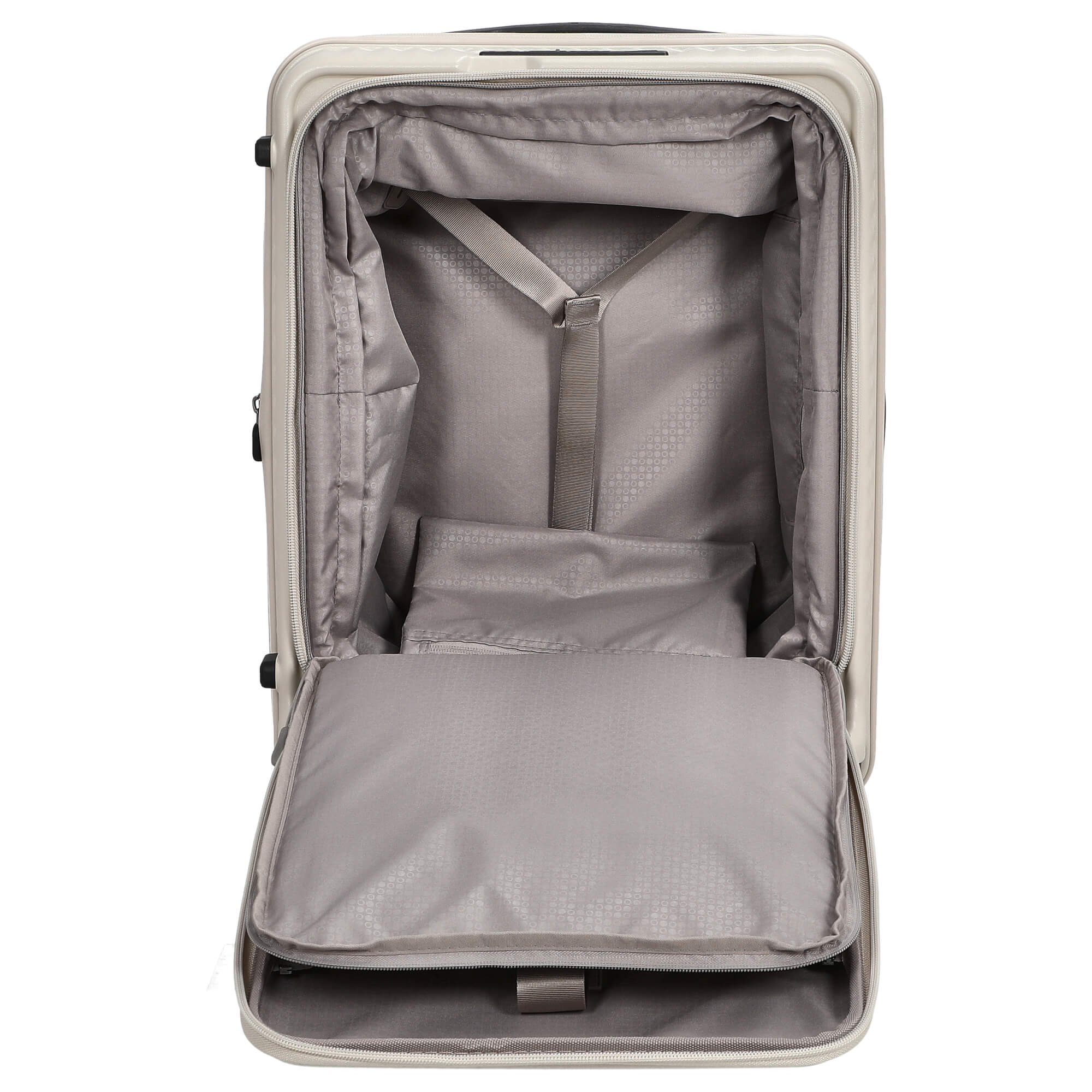 Echolac Celestra FA - 4-Rollen-Kabinentrolley 14" S 55 cm erw. USB (white sand) - Image 8