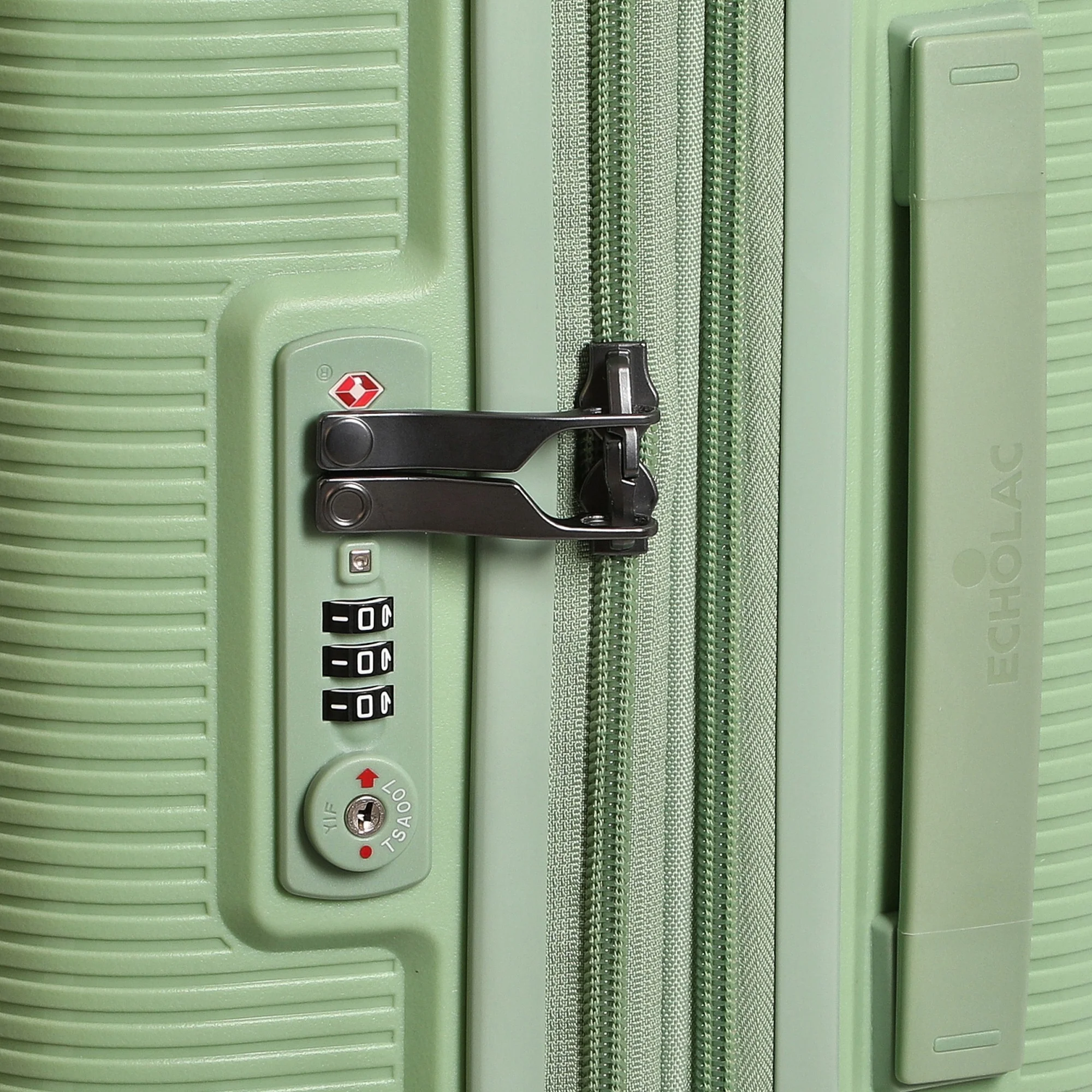Echolac Forza - 4 Rollen - Kabinentrolley 55 cm erw. (verde) - Image 7