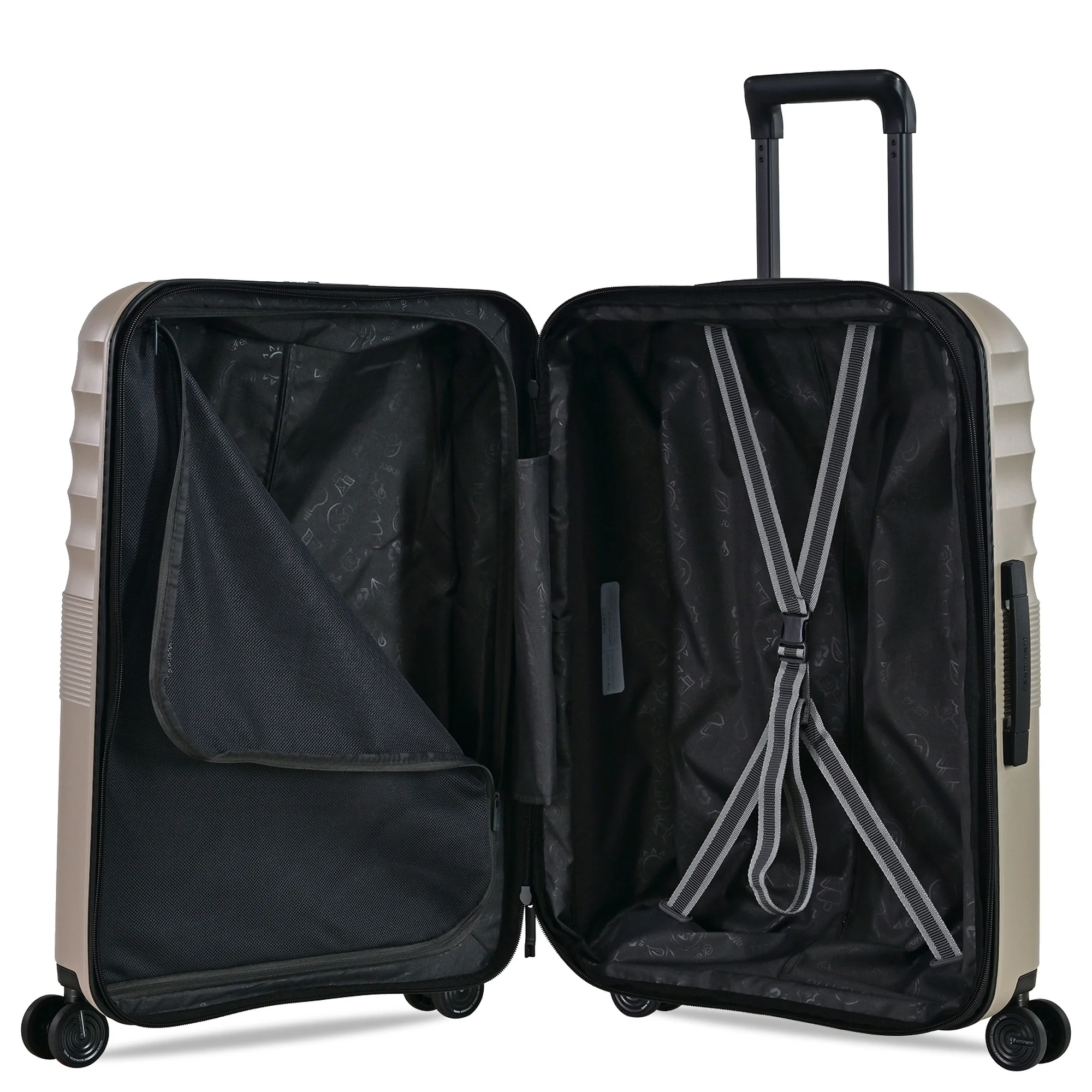 Eminent DANDELION - 4-Rollen-Trolley L 77 cm erw. (beige) - Image 5