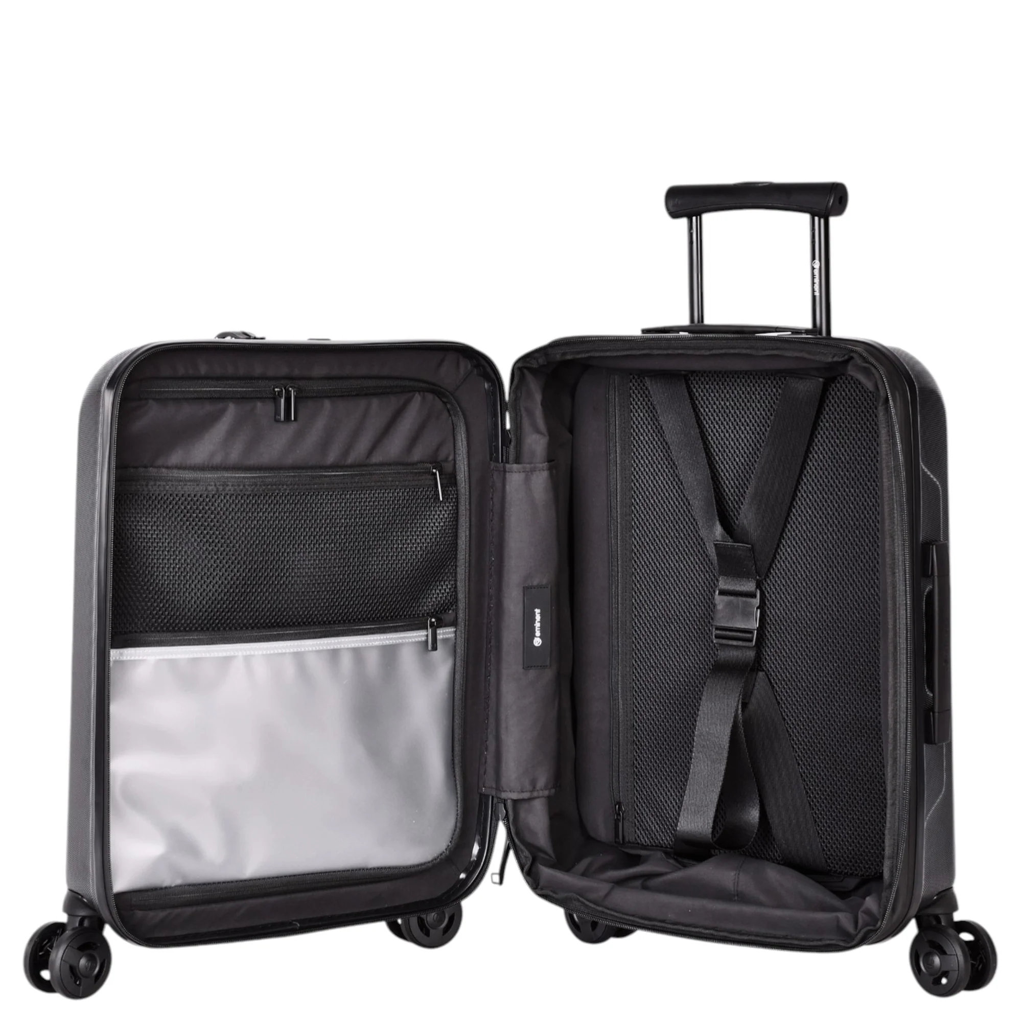 Eminent KAPSTADT BUSINESS PREMIUM - 4-Rollen-Kabinentrolley 55 cm erw. (schwarz) - Image 6