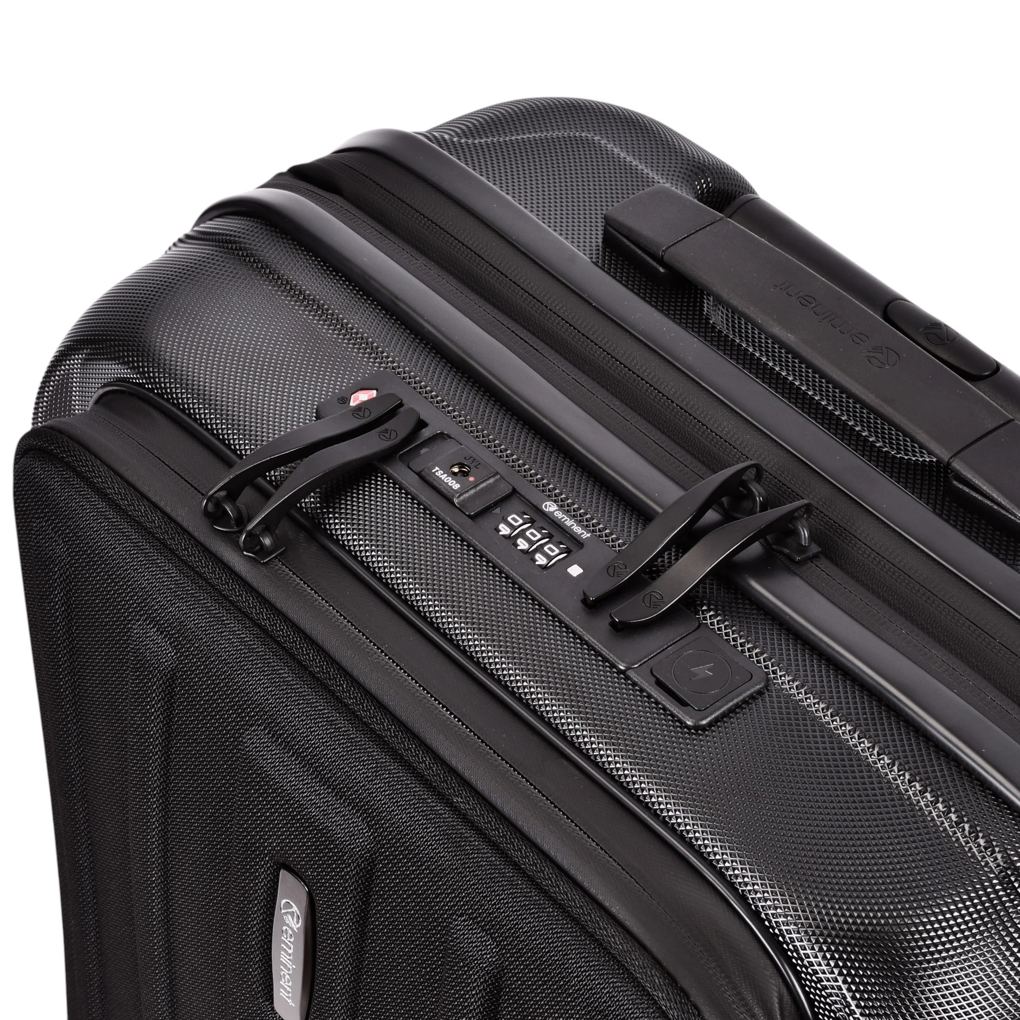 Eminent KAPSTADT BUSINESS PREMIUM - 4-Rollen-Kabinentrolley 55 cm erw. (schwarz) - Image 9