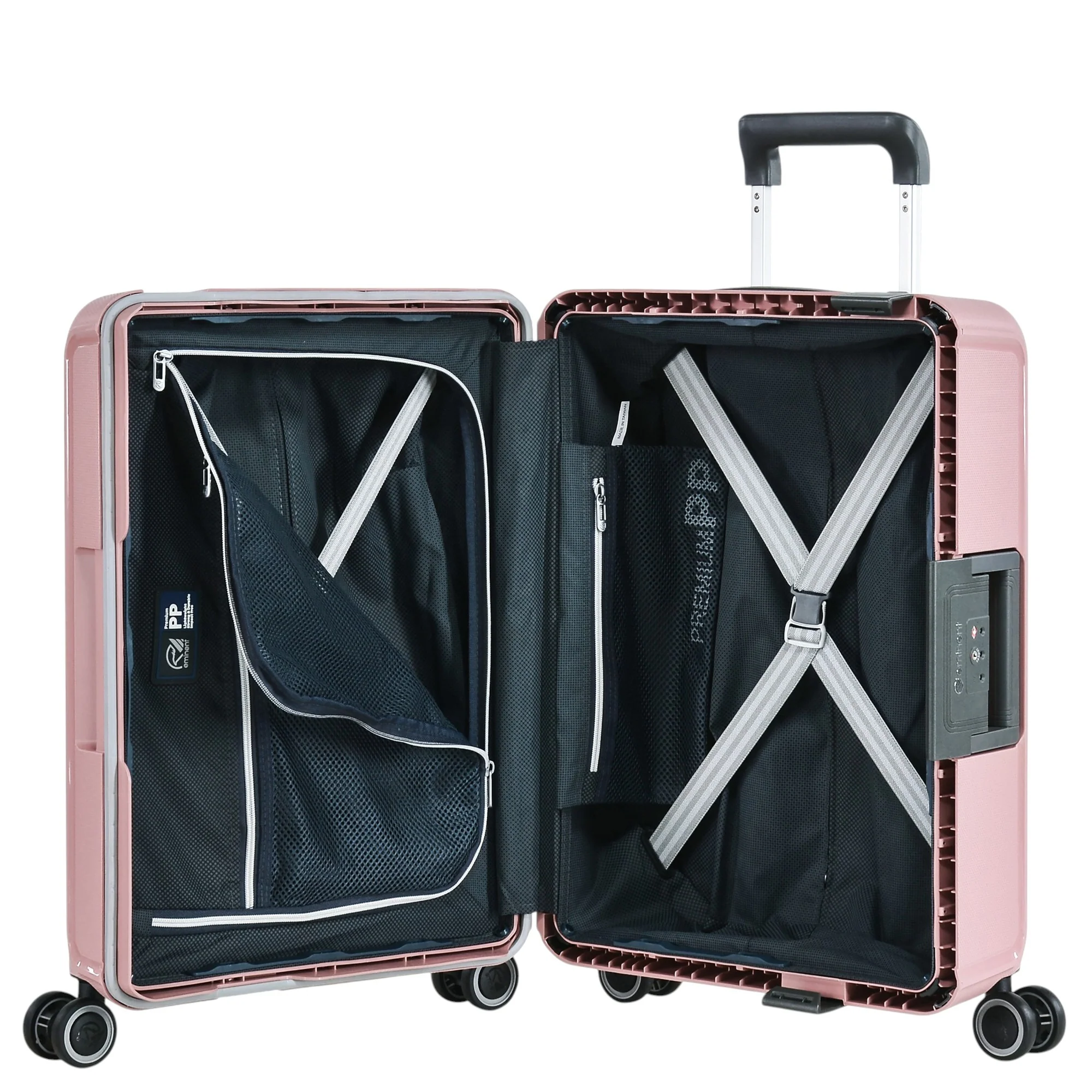 Eminent VERTICA - 4-Rollen-Kabinentrolley 55 cm (rosa) - Image 5