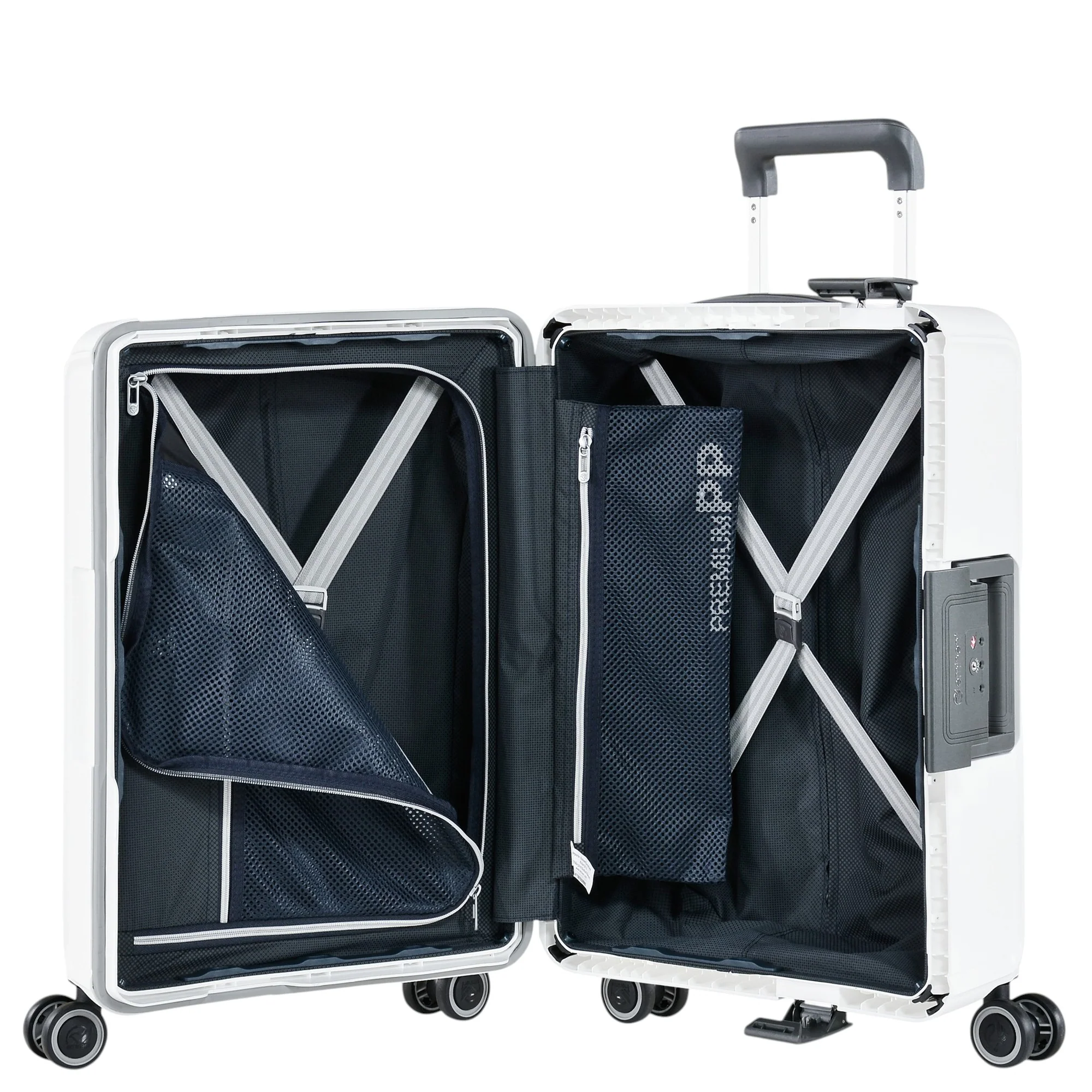 Eminent VERTICA - 4-Rollen-Kabinentrolley 55 cm (weiß) - Image 6