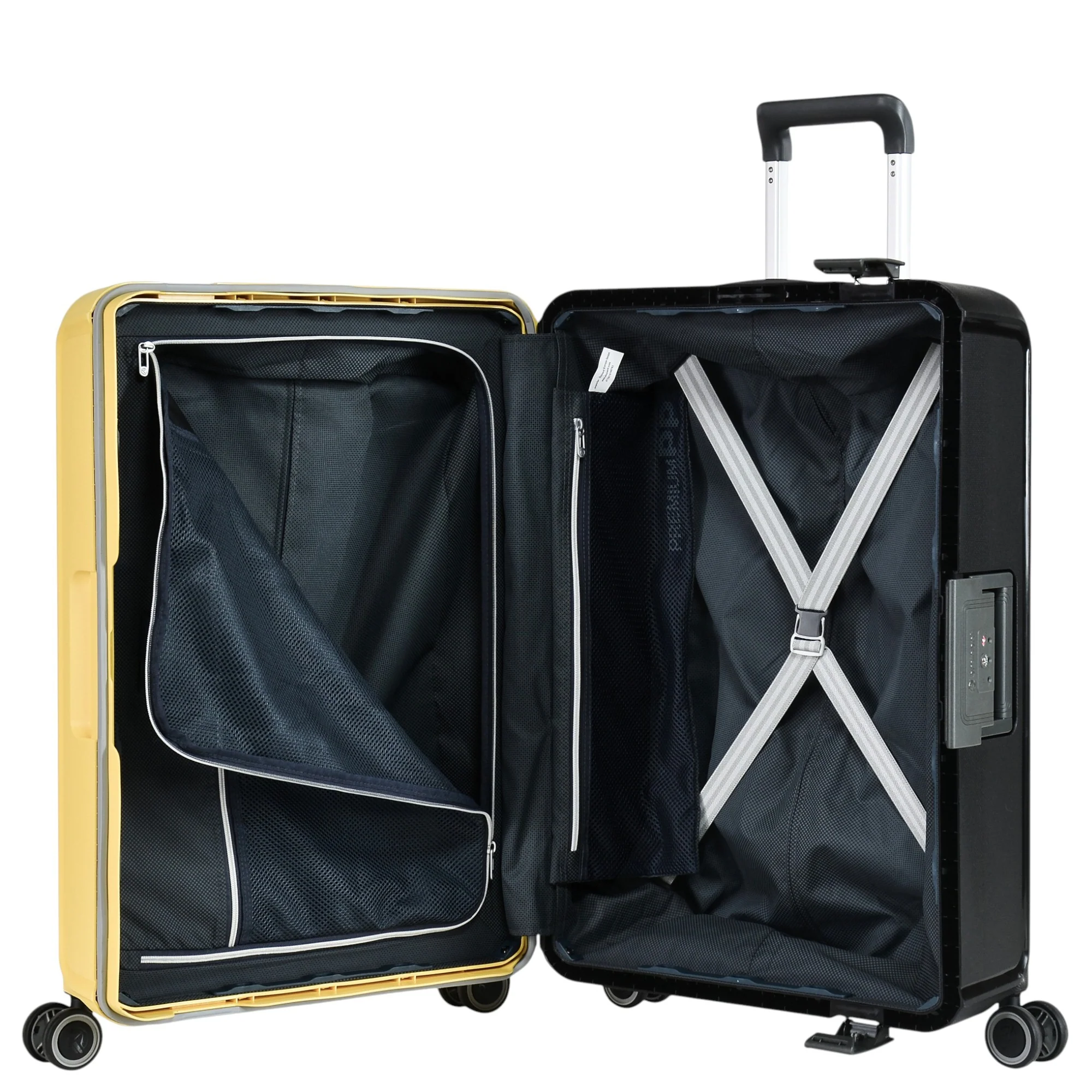 Eminent VERTICA - 4-Rollen-Trolley 68 cm (schwarz/gelb) - Image 6