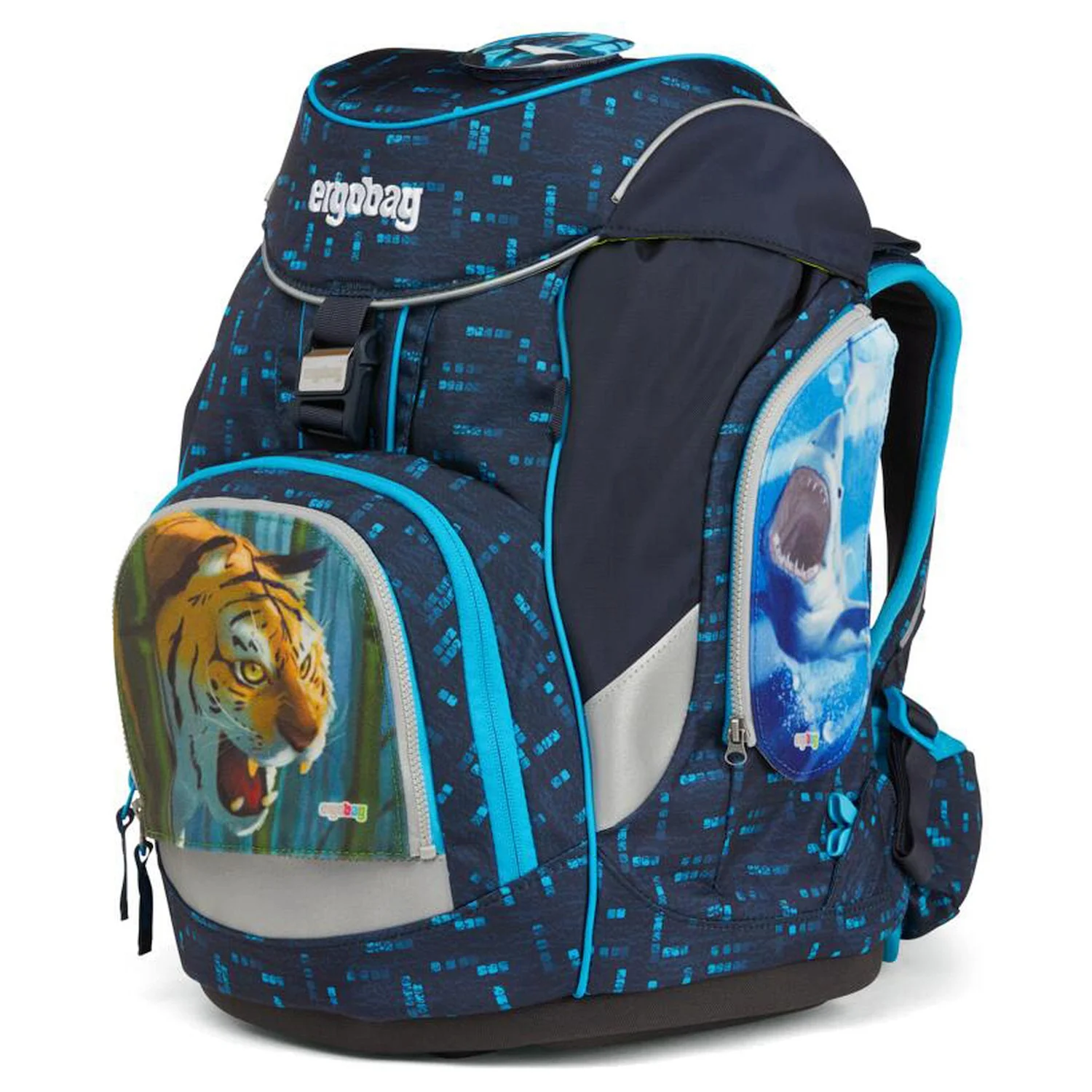 Ergobag Zubehör - Sei­ten­ta­schen-Zip­set 3tlg. (Gefährliche Tiere) - Image 2