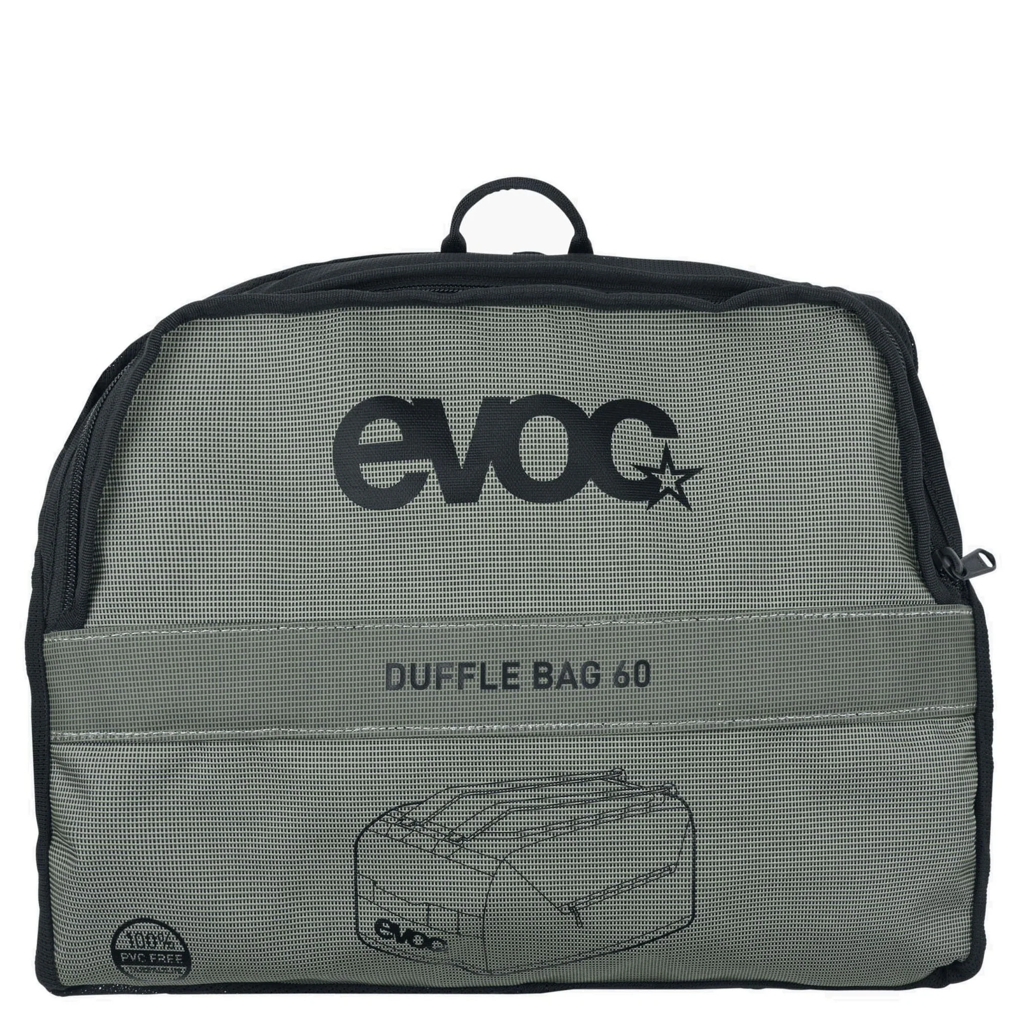 Evoc Duffle Bag 60 - Reisetasche 60 cm (dark olive/black) - Image 7