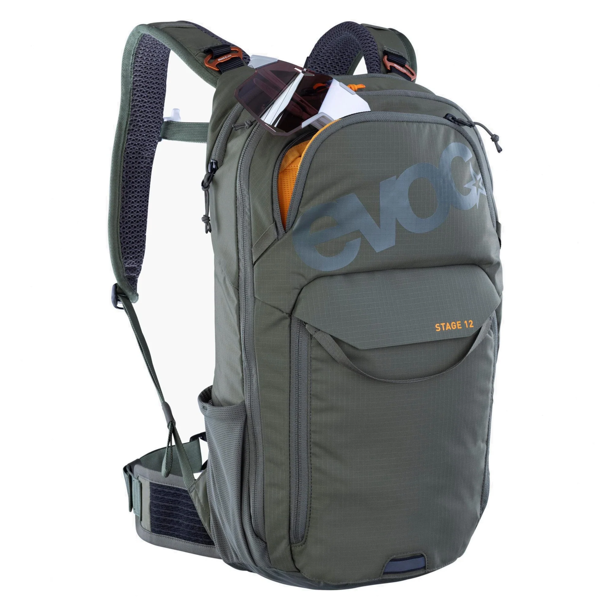 Evoc Stage 12L - Fahrradrucksack 44 cm (dark olive) - Image 5