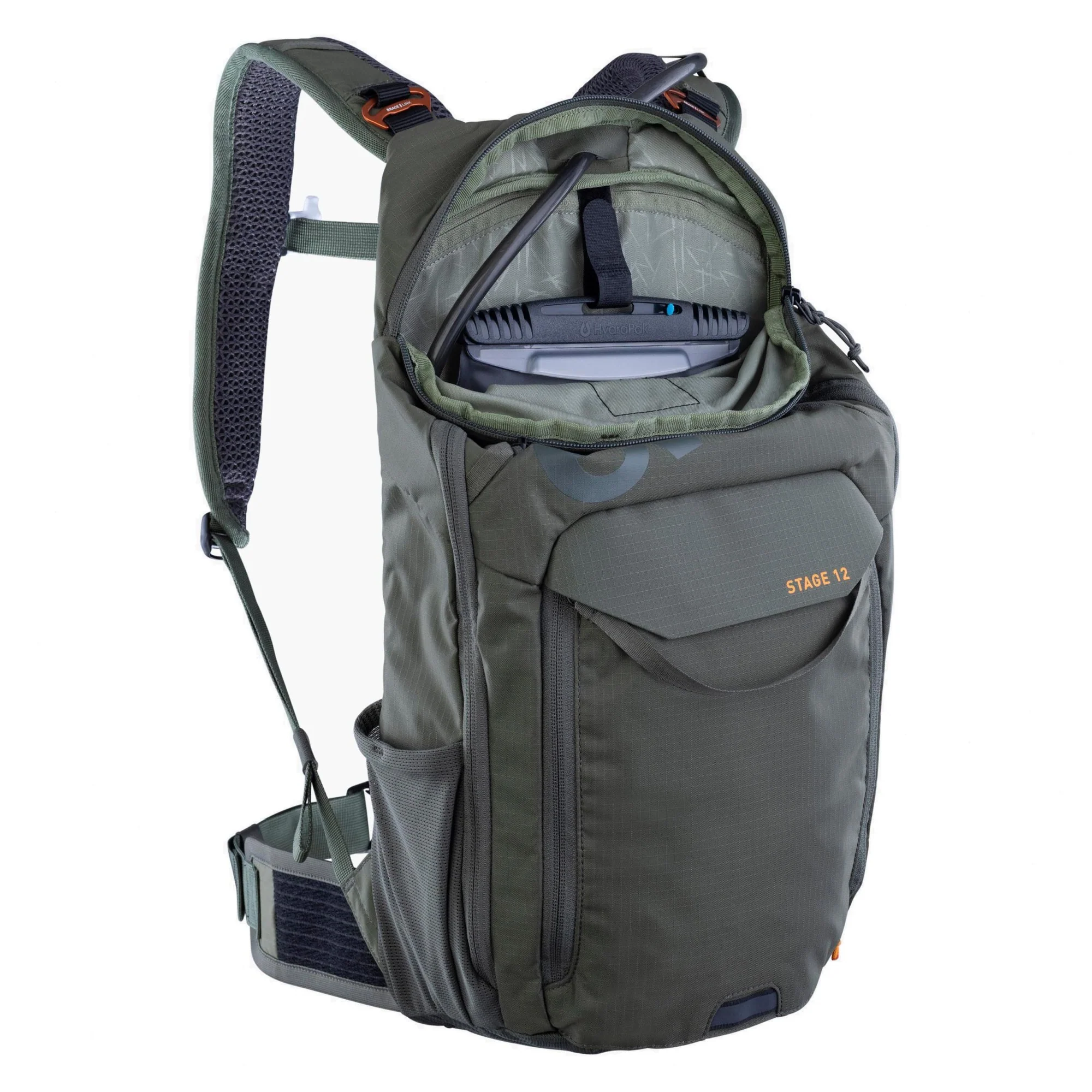 Evoc Stage 12L - Fahrradrucksack 44 cm (dark olive) - Image 8