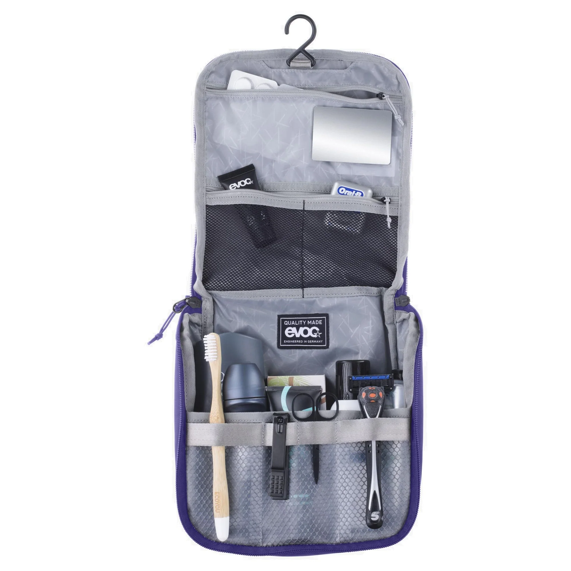 Evoc Wash Bag - Kulturbeutel 25 cm (violet-black) - Image 3