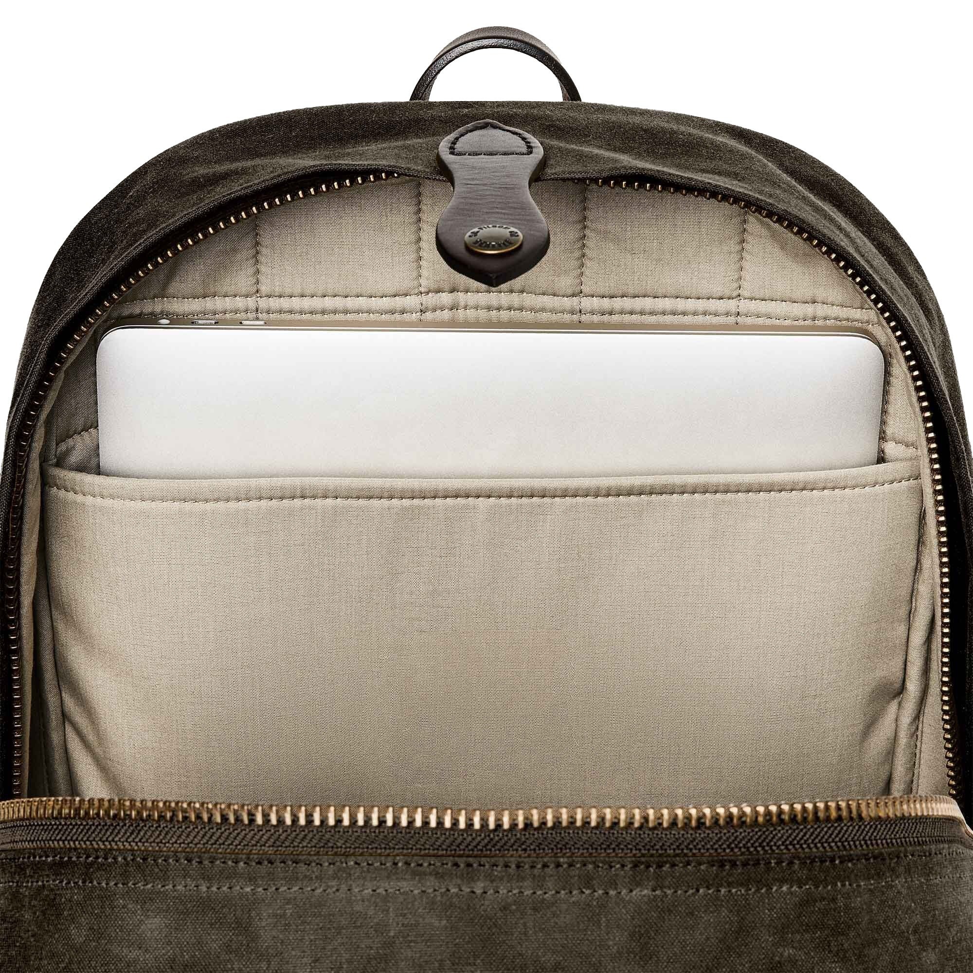 Filson Journeyman Oil Finish - Rucksack 15" 44.5 cm (otter green) - Image 5