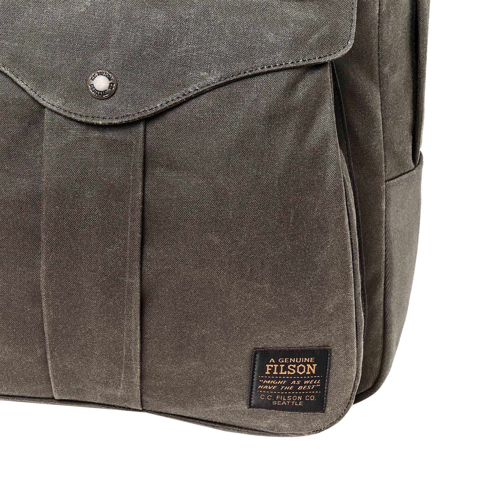 Filson Journeyman Oil Finish - Rucksack 15" 44.5 cm (otter green) - Image 8