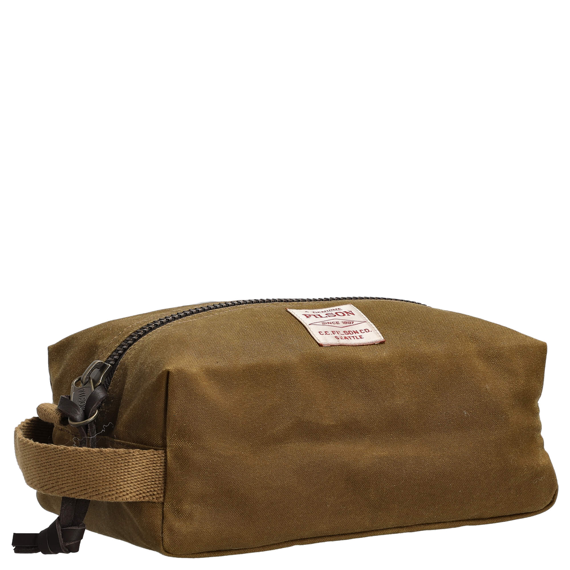 Filson Tin Cloth - Kulturbeutel 23 cm (dark tan) - Image 5