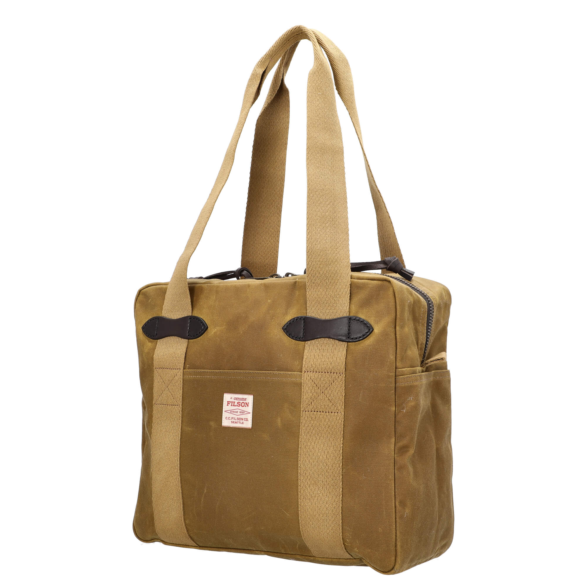 Filson Tin Cloth - Shopper (dark tan) - Image 2