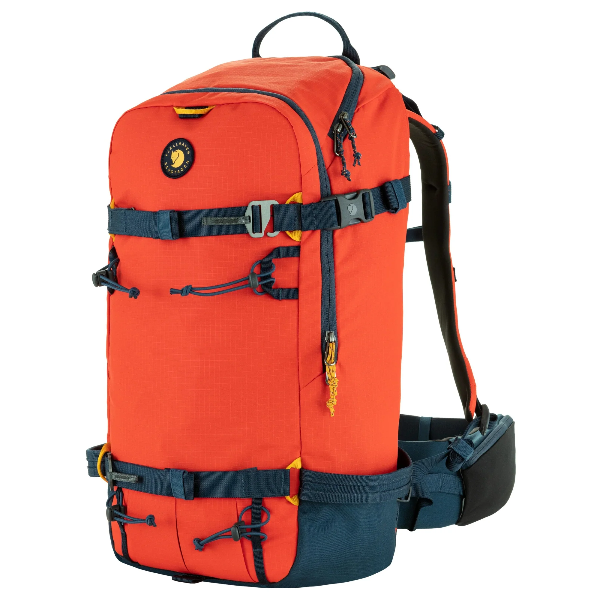 Fjällräven Bergtagen Touring 30 - Skirucksack (flame orange-mountain blue, M/L) - Image 2