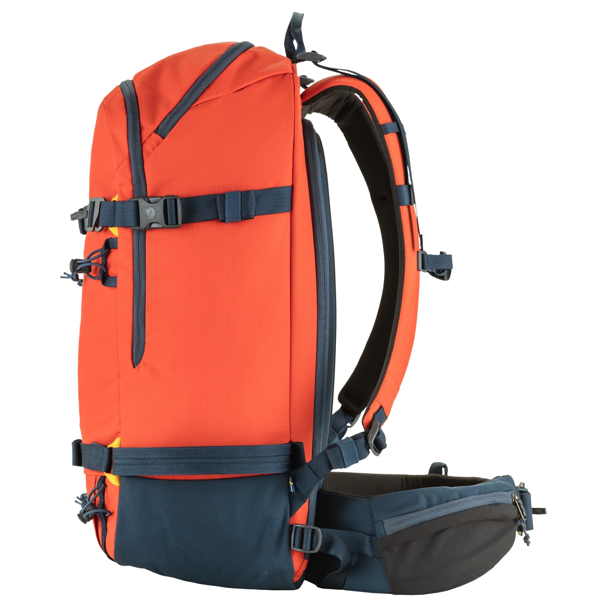 Fjällräven Bergtagen Touring 30 - Skirucksack (flame orange-mountain blue, M/L) - Image 3