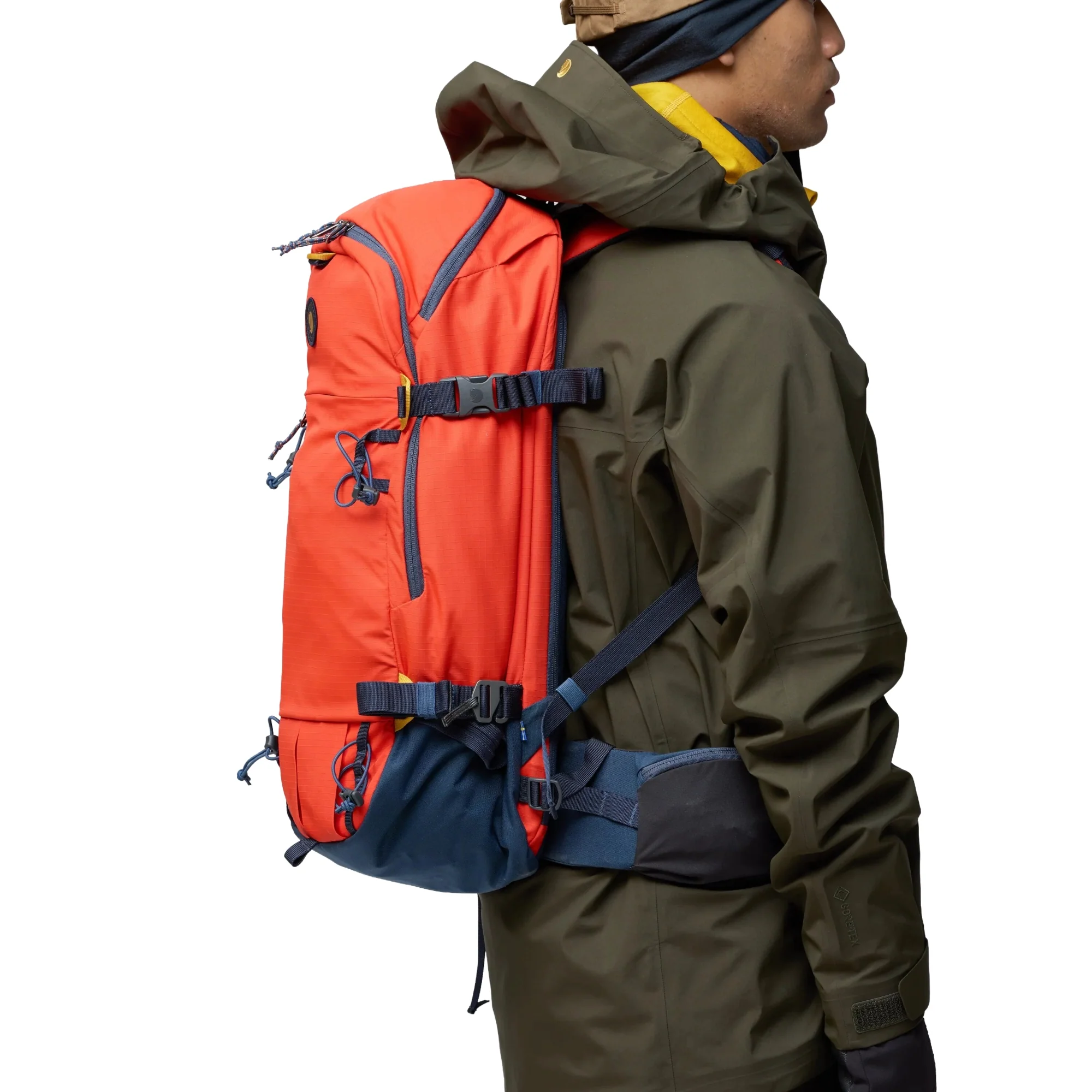 Fjällräven Bergtagen Touring 30 - Skirucksack (flame orange-mountain blue, M/L) - Image 8