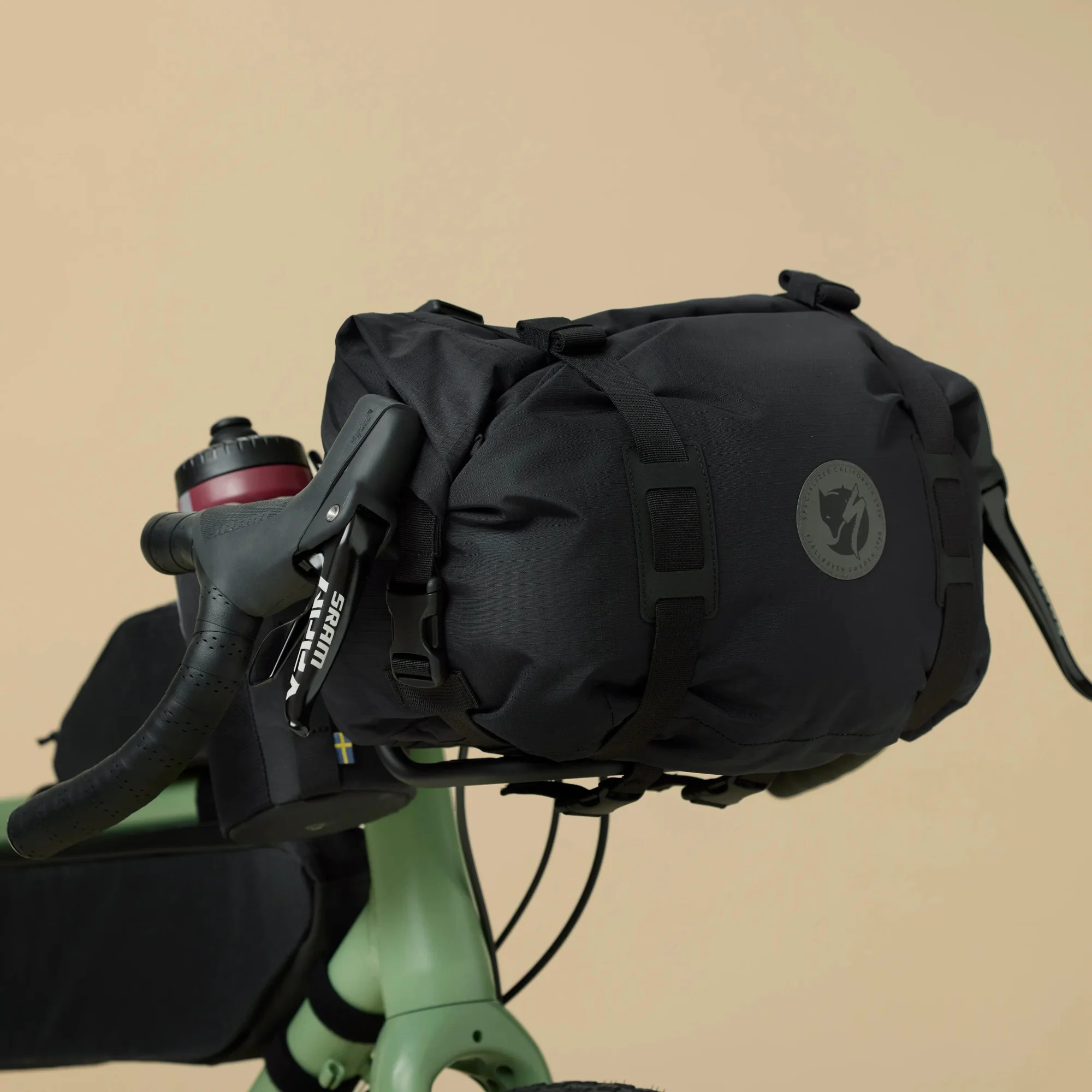 Fjällräven Hoja Handlebar Rolltop - Lenkertasche 23 cm (schwarz) - Image 2
