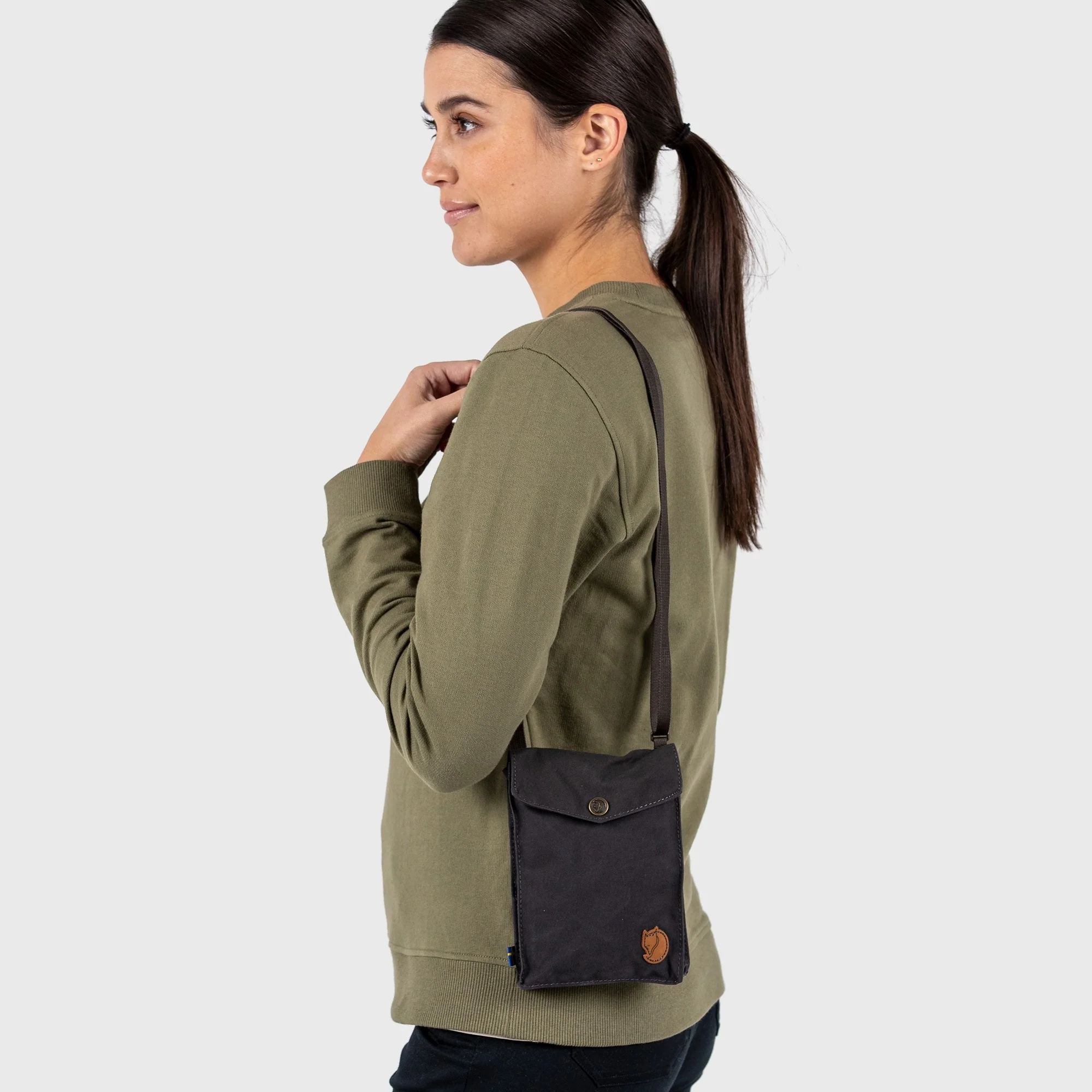 Fjällräven Pocket - Umhängetasche 18 cm (dark grey) - Image 4
