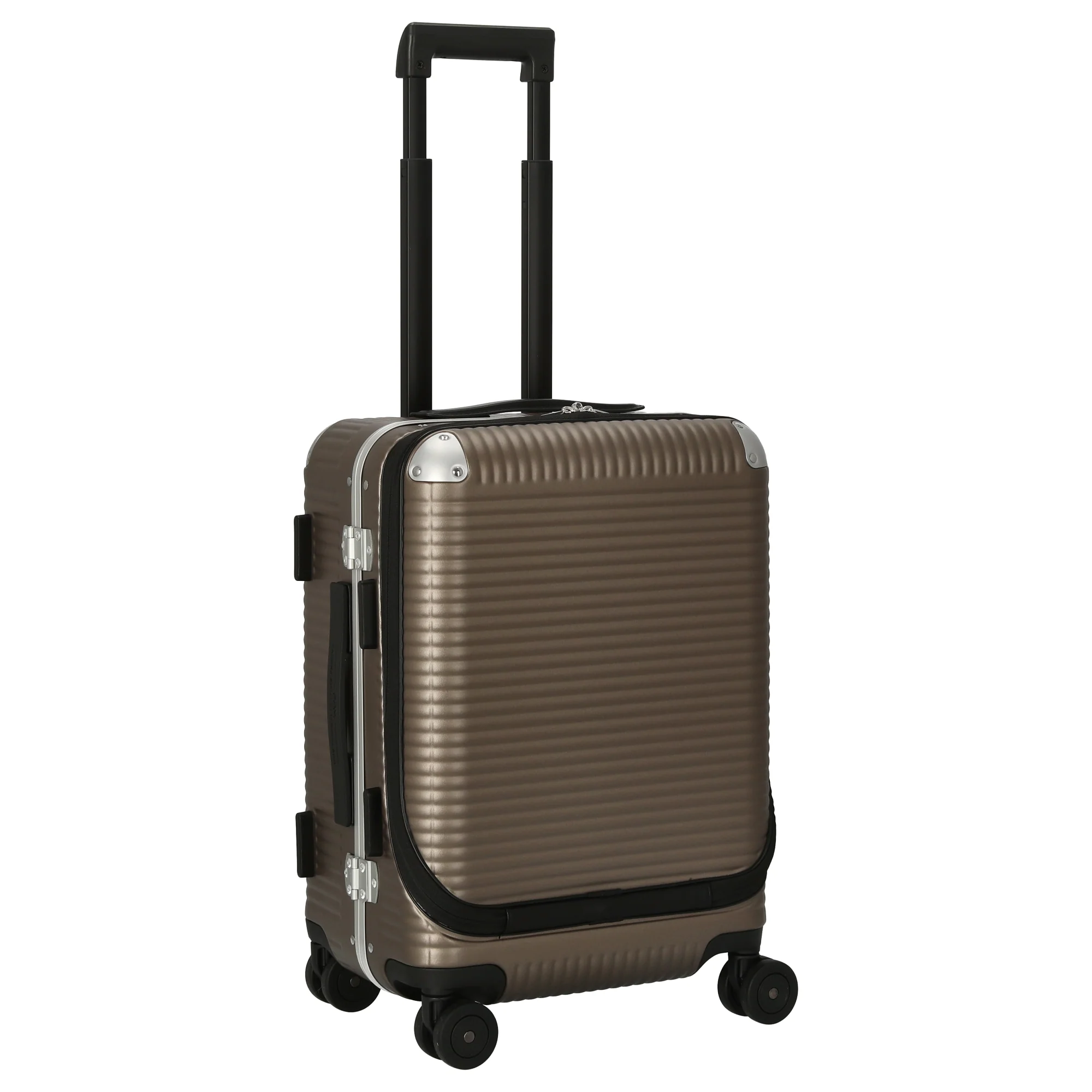 FPM Milano Bank Light Spinner 53 front pocket - 4-Rollen-Kabinentrolley 53 cm (matt almond) - Image 5
