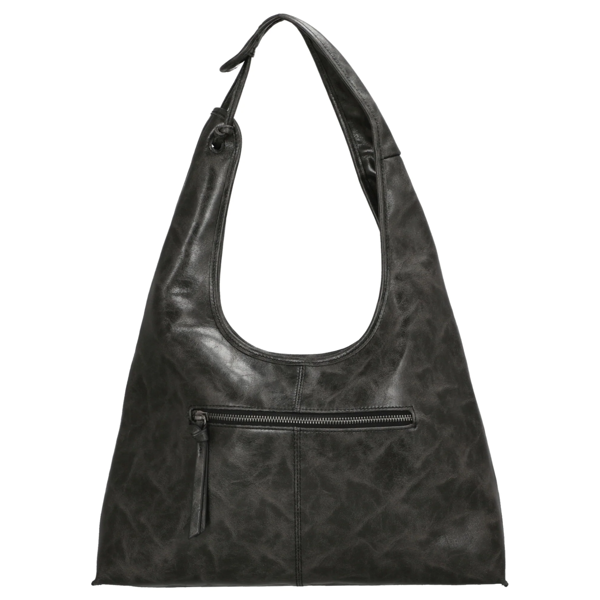 FREDsBRUDER Ever Faded Hobo - Schultertasche 38 cm (faded black) - Image 4