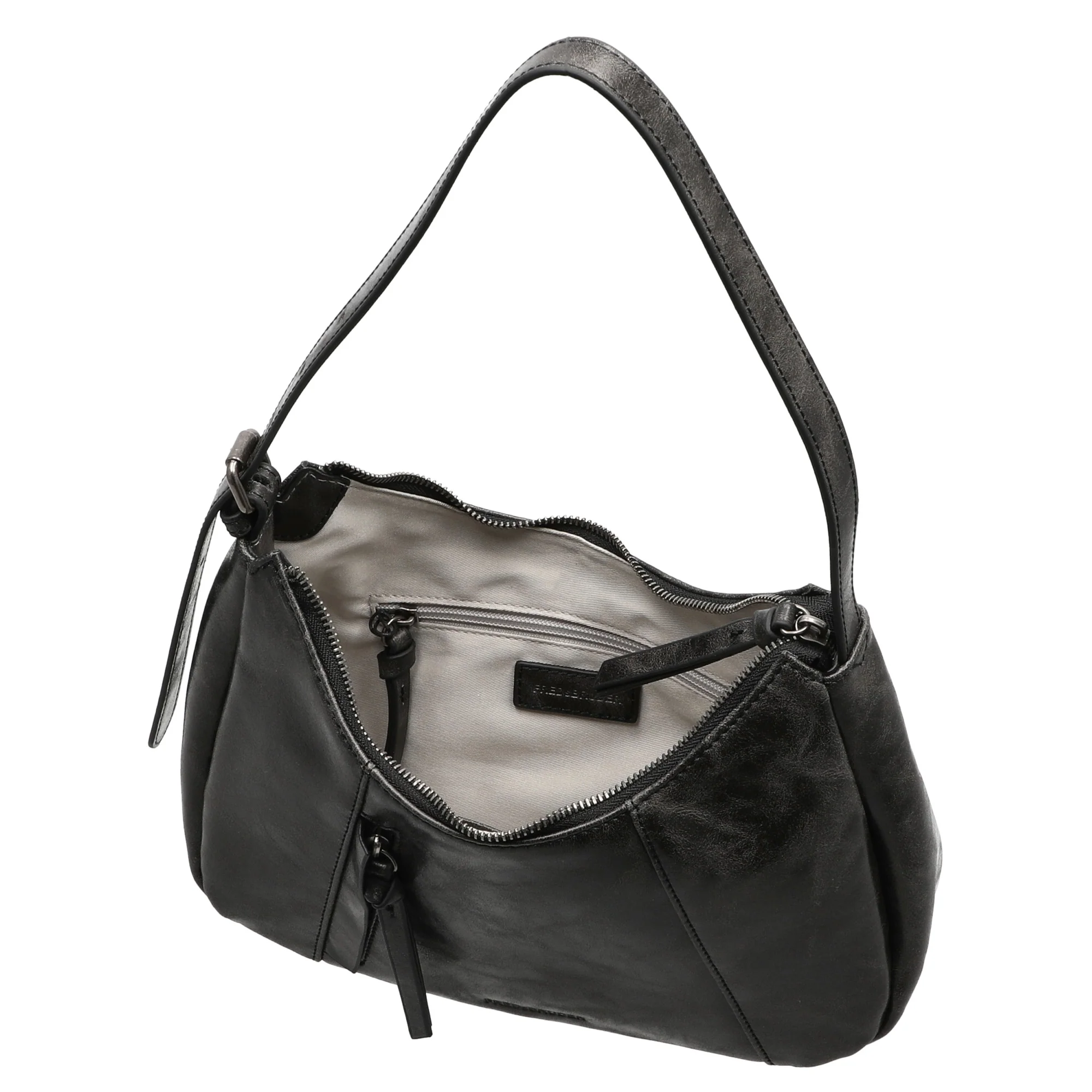 FREDsBRUDER Ever Faded Midi Hobo - Schultertasche 30 cm (faded black) - Image 6