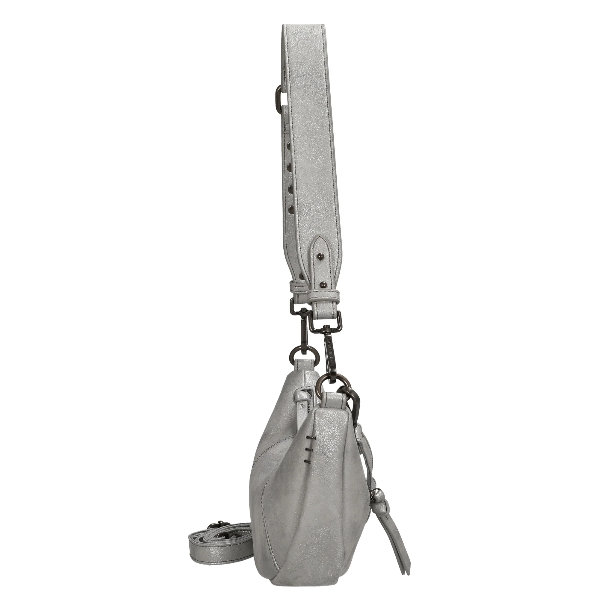 FREDsBRUDER Rebel At Heart Halfmoon Bag - Umhängetasche 30 cm (silver) - Image 3