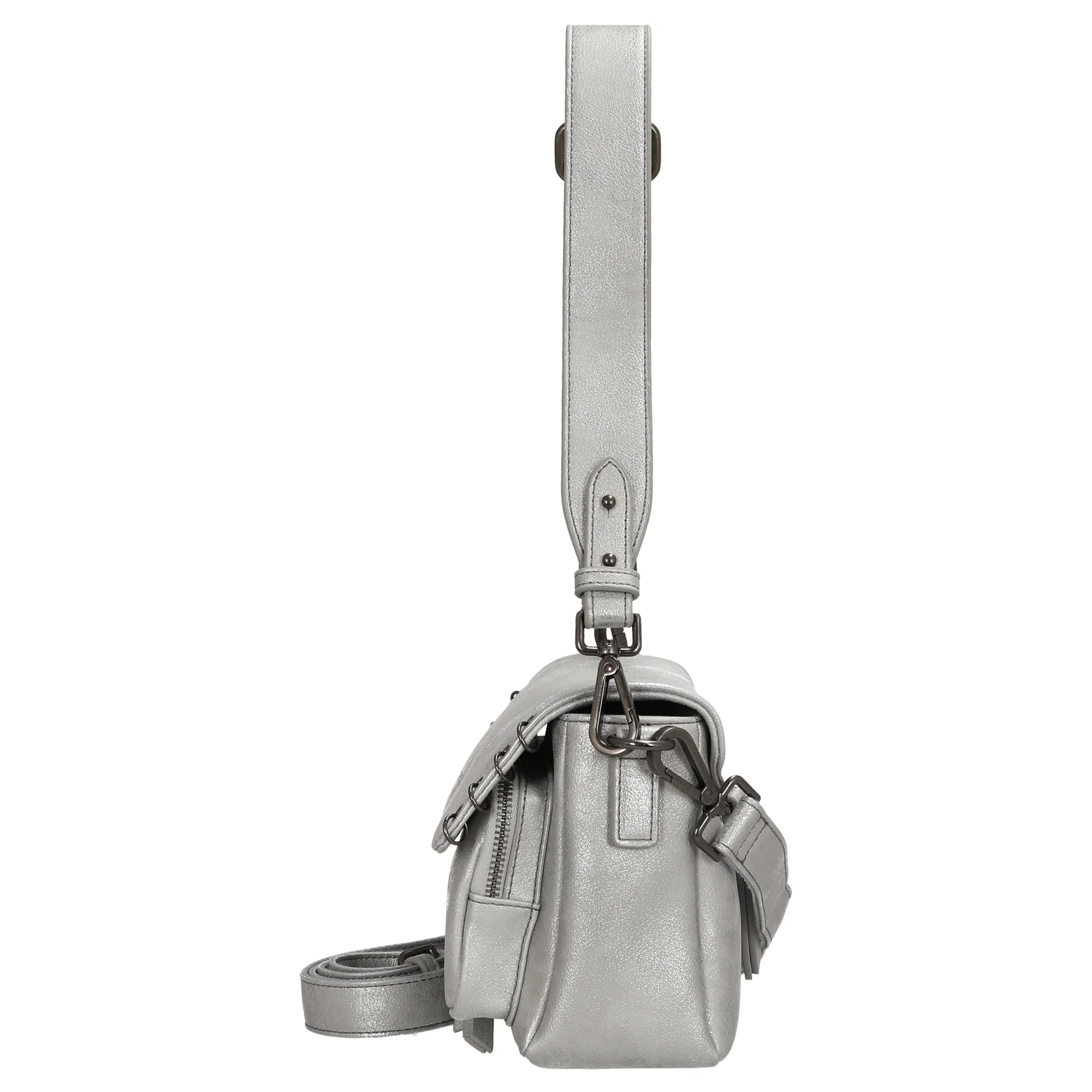 FREDsBRUDER Rebel At Heart - Schultertasche 26 cm (silver) - Image 3