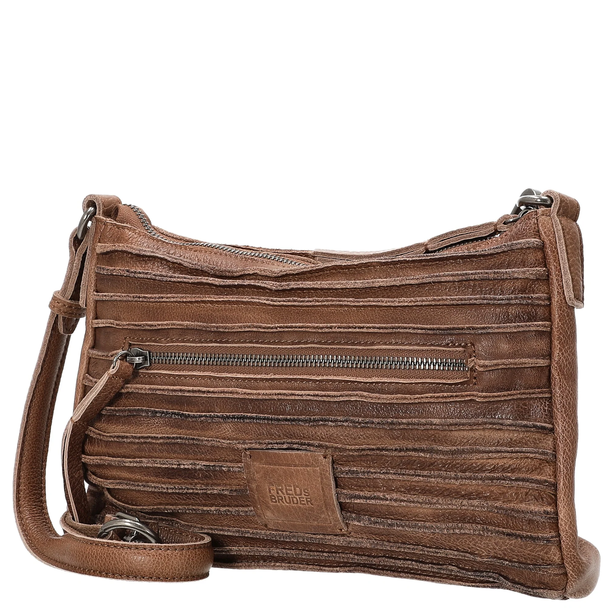 FREDsBRUDER Riffel Crossbag - Umhängetasche 27 cm (toffee) - Image 2