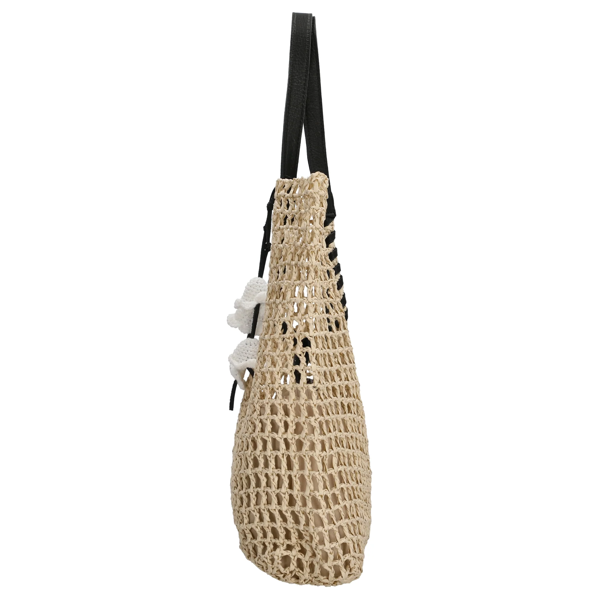 FREDsBRUDER Sun Carrier - Shopper (natural straw & black) - Image 3
