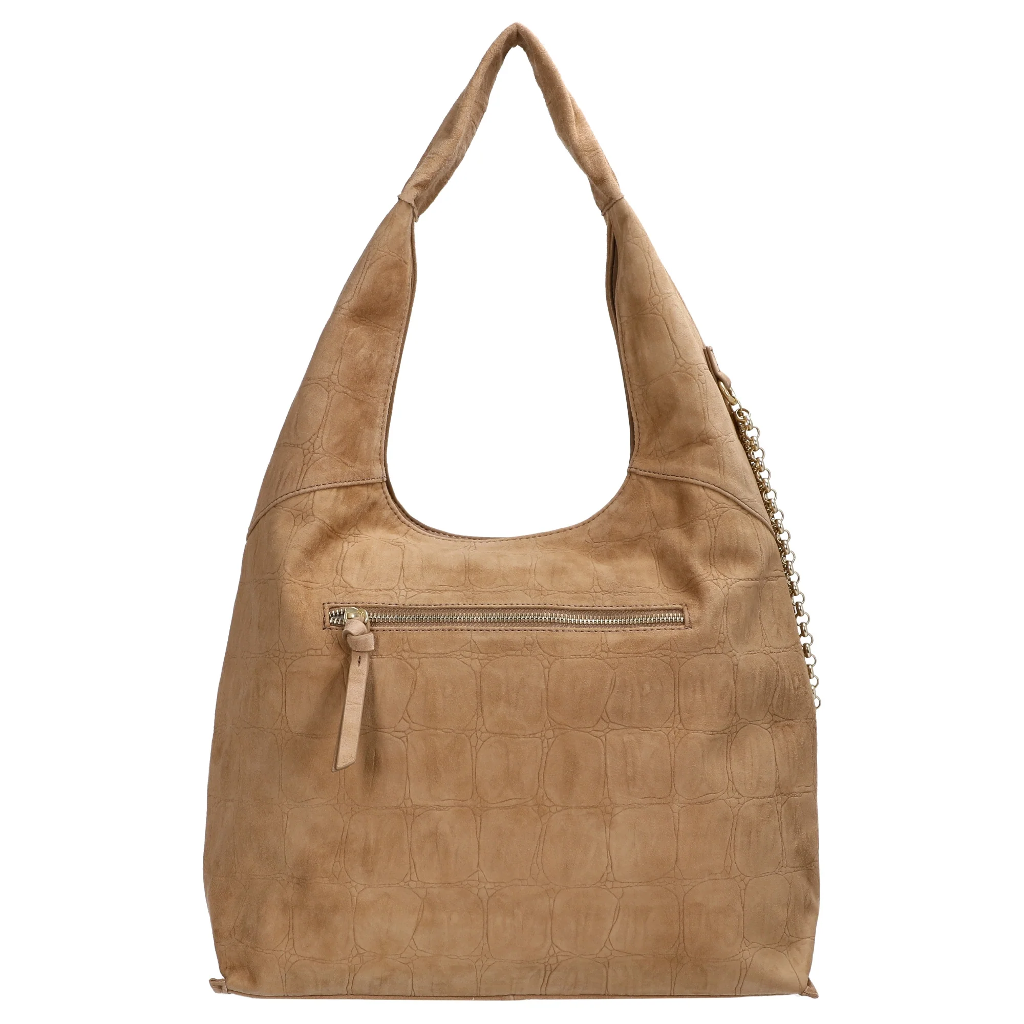 FREDsBRUDER Velvet Wild Hobo - Schultertasche 39 cm (camel) - Image 4