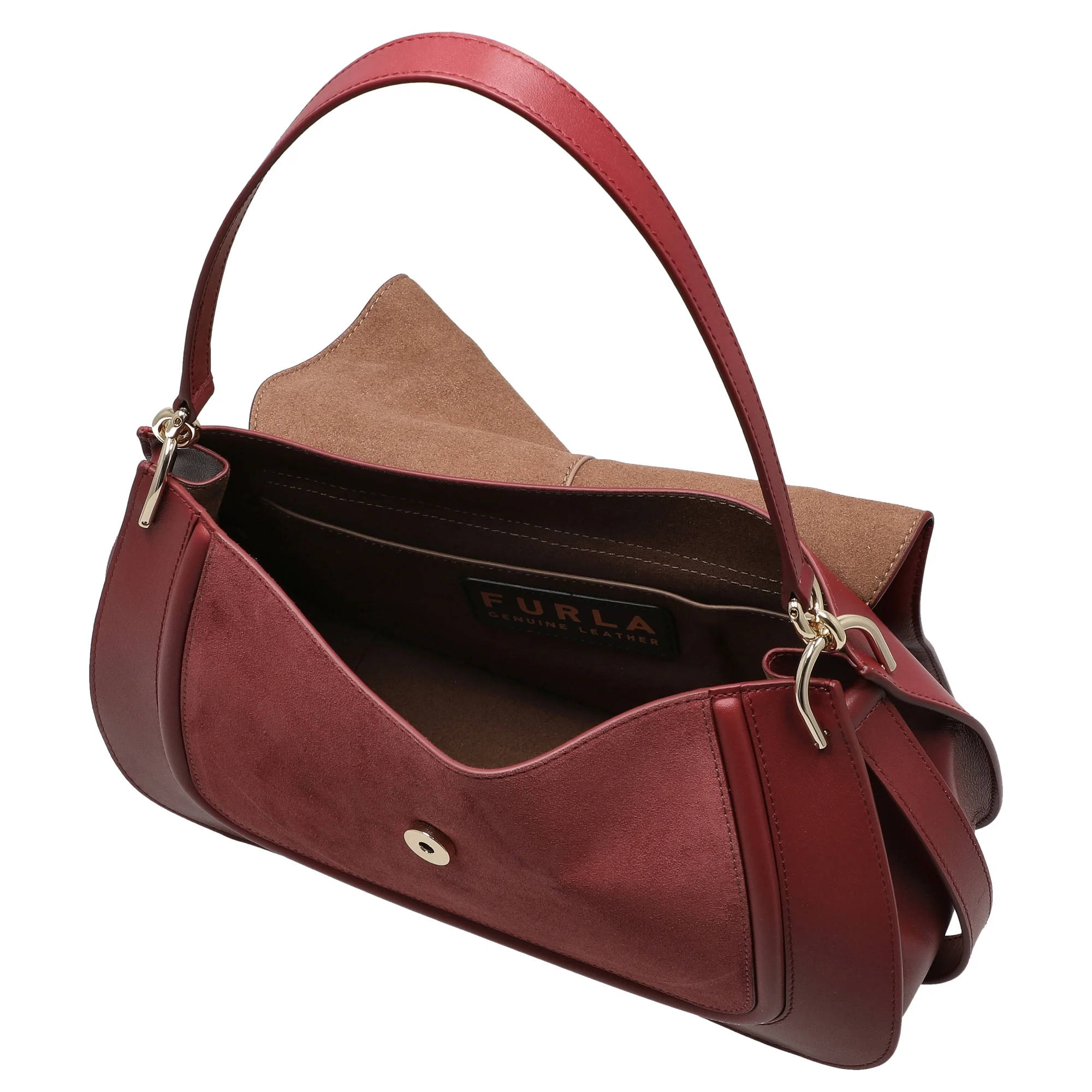 Furla Flow L - Schultertasche 33 cm (toni rubino) - Image 6