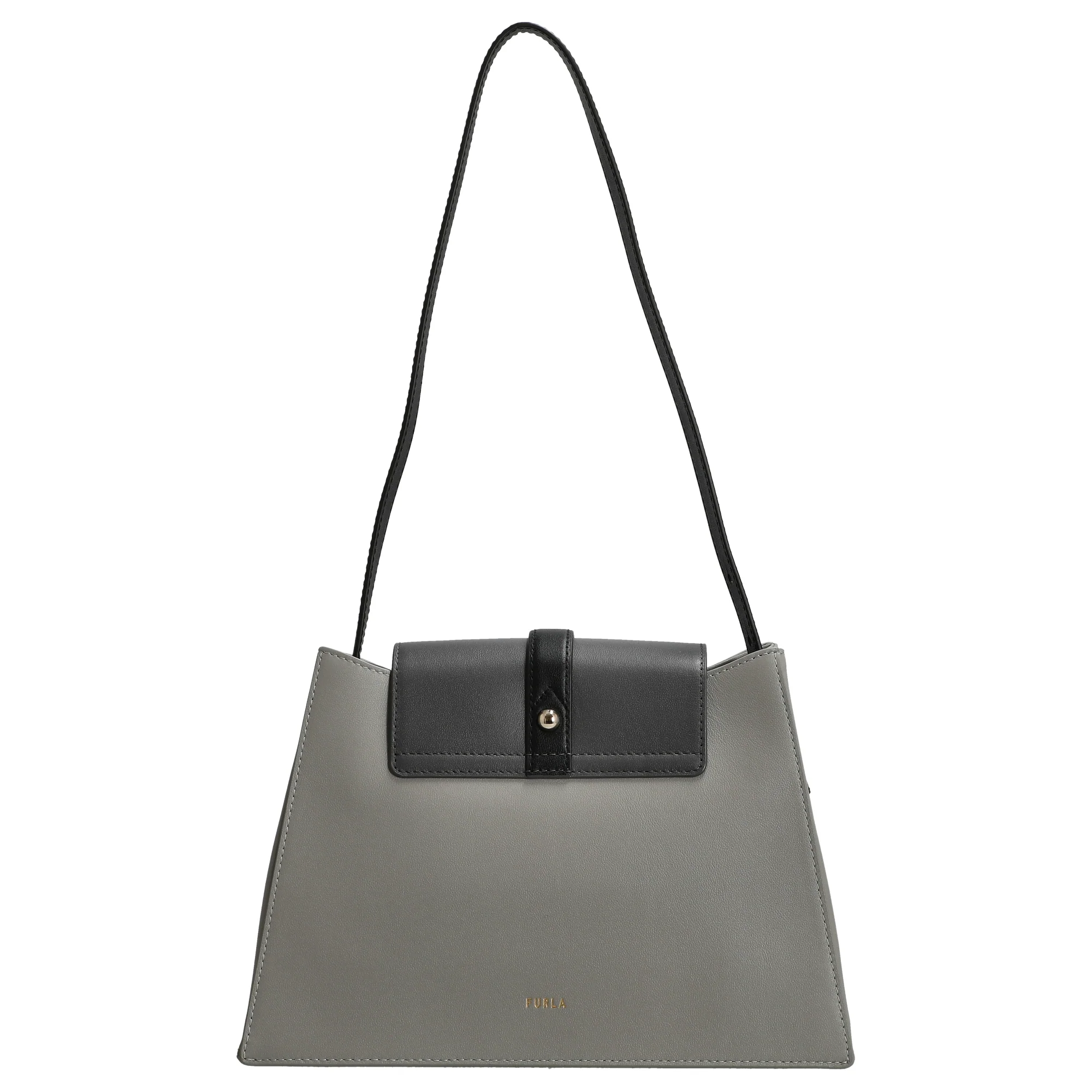 Furla Nuvola S - Schultertasche 27 cm (cenere+soil+nero) - Image 4
