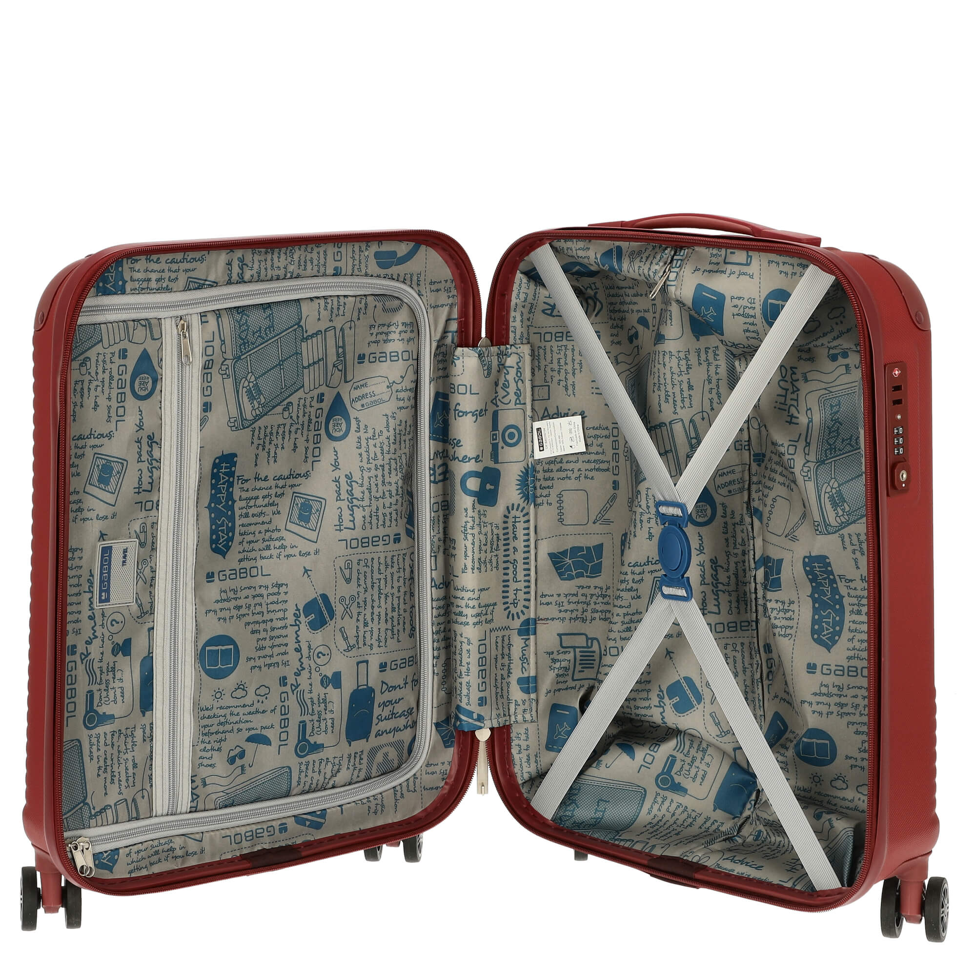 Gabol Balance - 4-Rollen-Kabinentrolley 55 cm (rojo) - Image 6