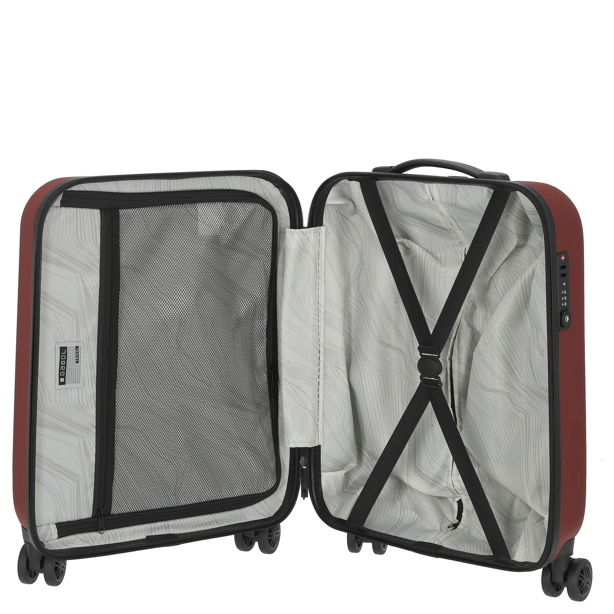 Gabol Paradise - 4-Rollen-Kabinentrolley 55 cm (dark orange) - Image 6