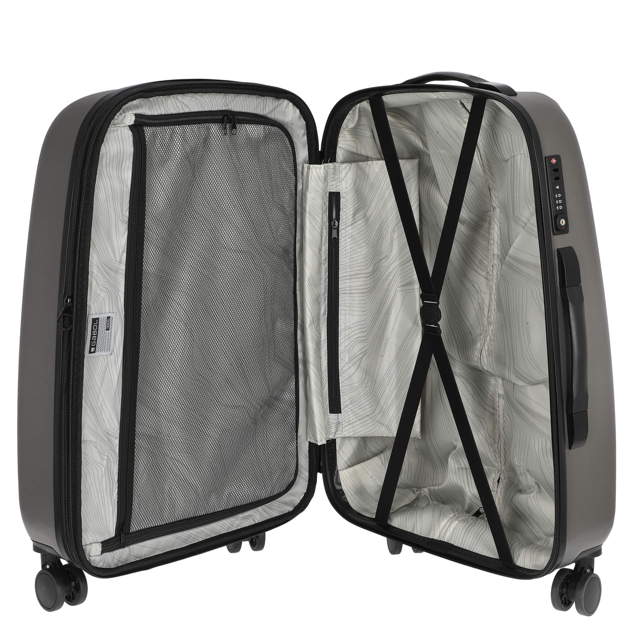 Gabol Paradise XP - 4-Rollen-Trolley M 67 cm erw. (gris) - Image 6
