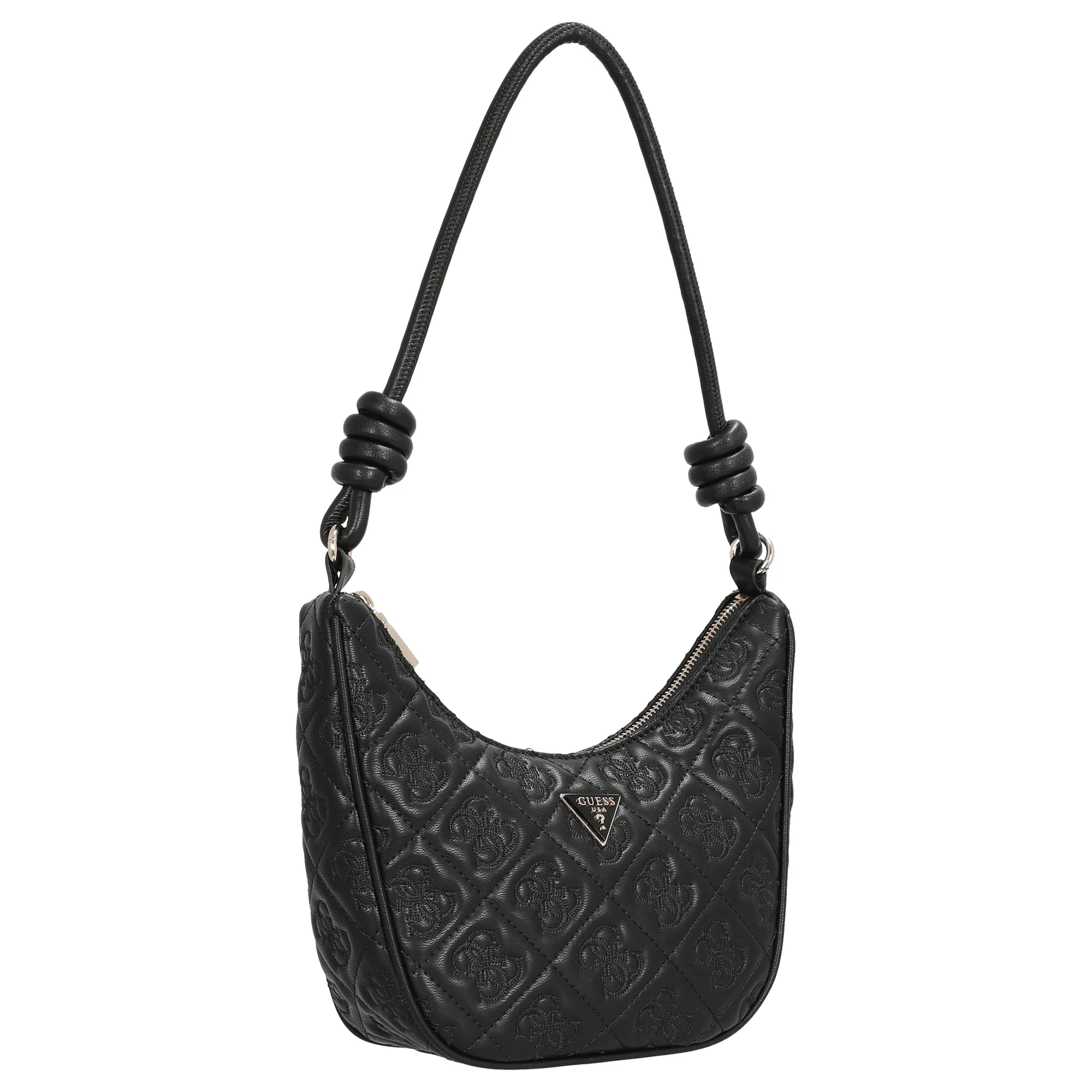 Guess Adelasia Top Zip - Schultertasche 24 cm (Black) - Image 5