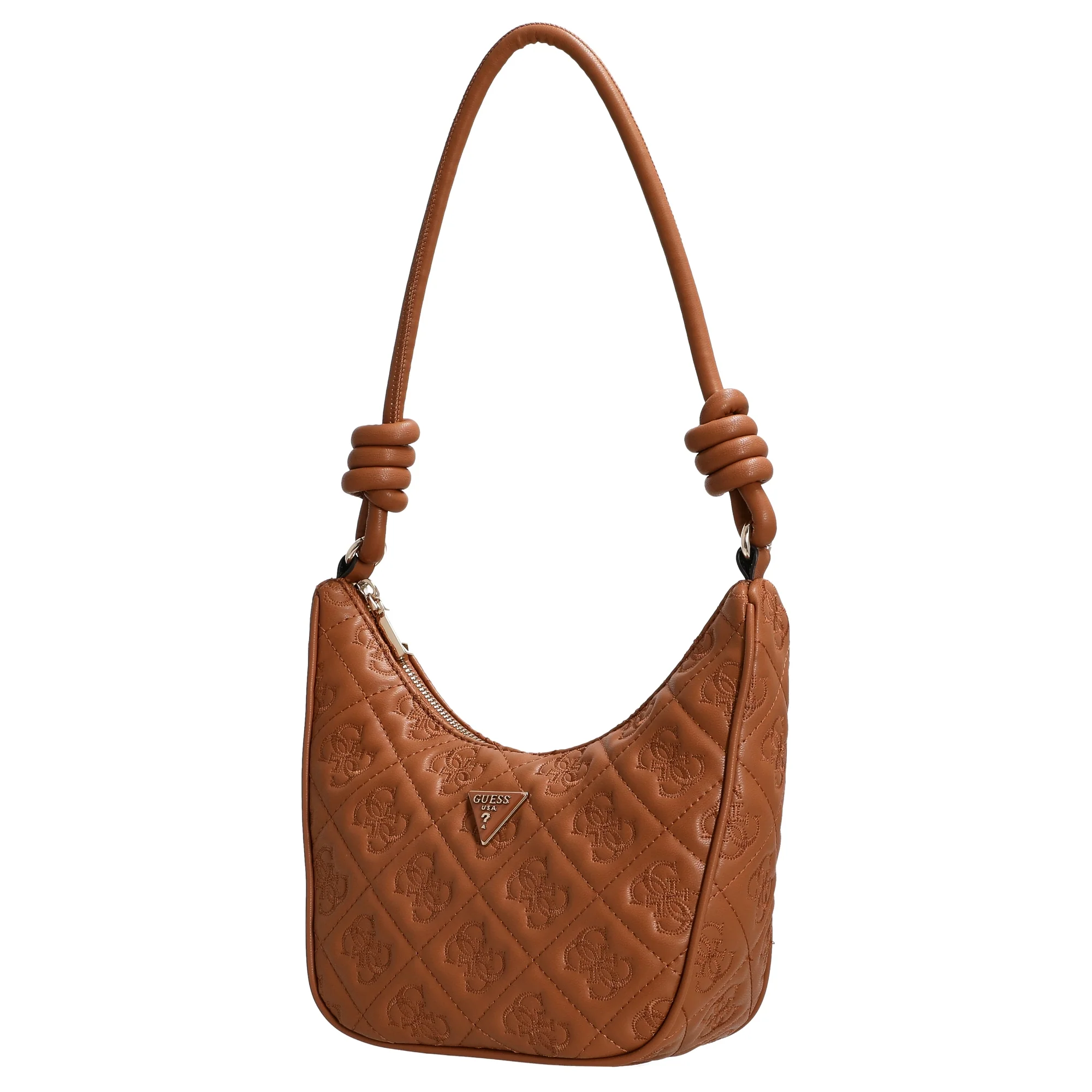 Guess Adelasia Top Zip - Schultertasche 24 cm (Caramel) - Image 2