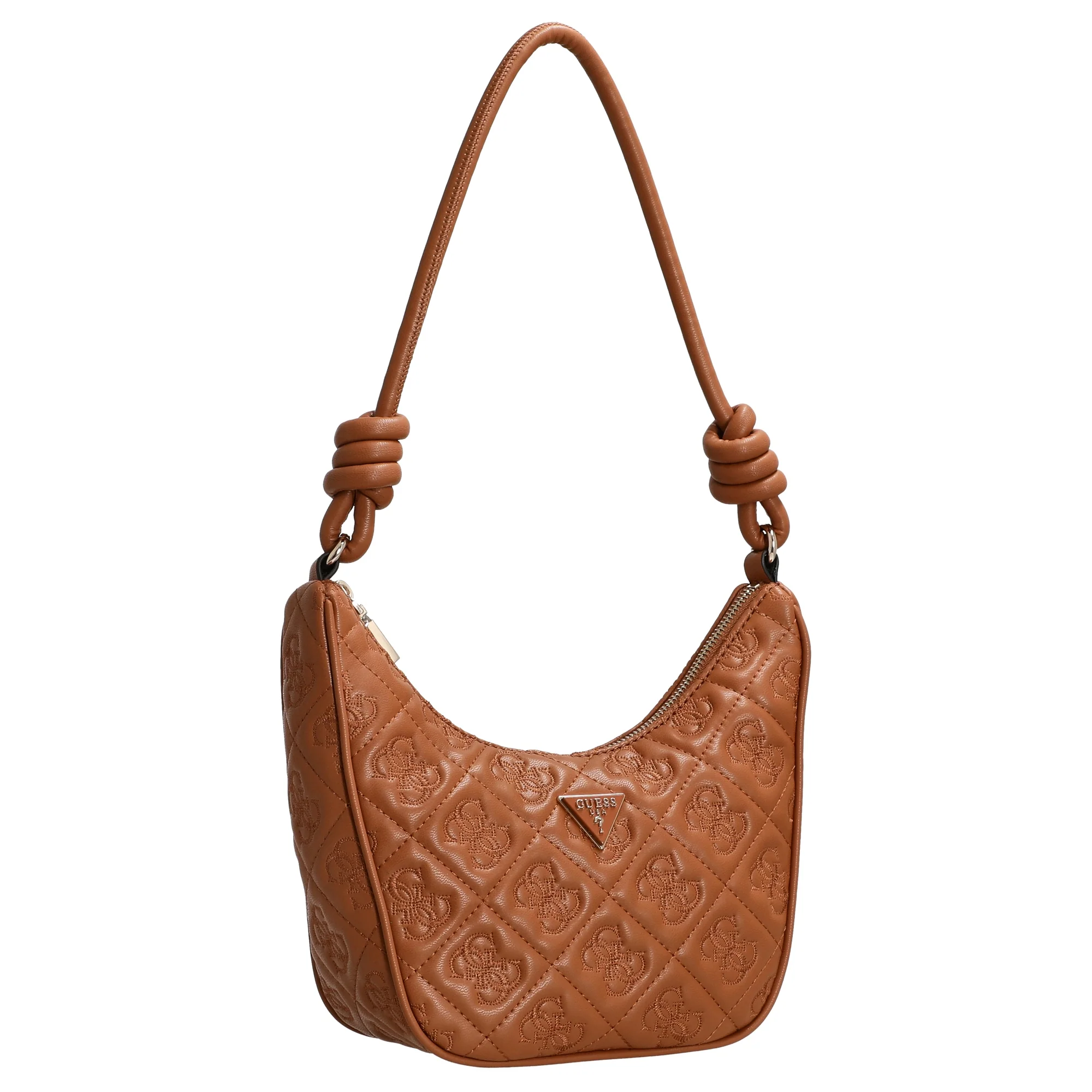Guess Adelasia Top Zip - Schultertasche 24 cm (Caramel) - Image 5
