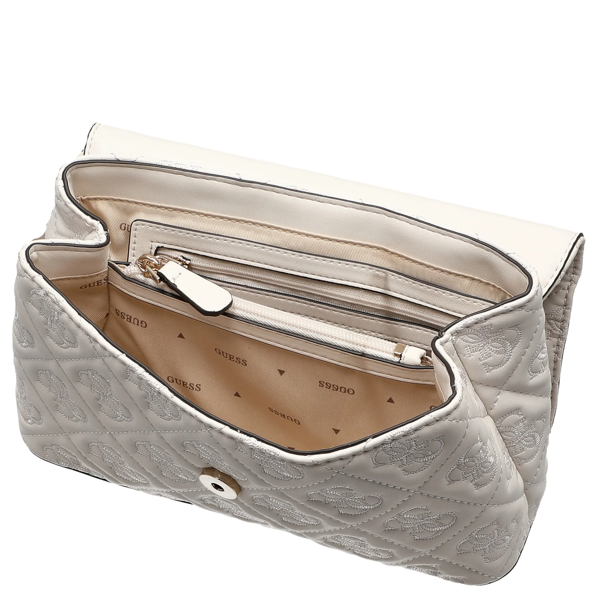 Guess Adelasia XBody Flap - Schultertasche 25 cm (off white) - Image 6