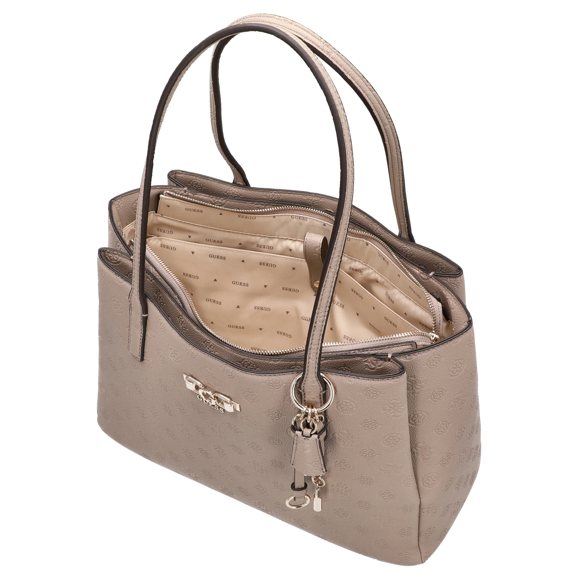 Guess Anise Multi Comp Tote - Shopper 37 cm (dark taupe logo) - Image 6