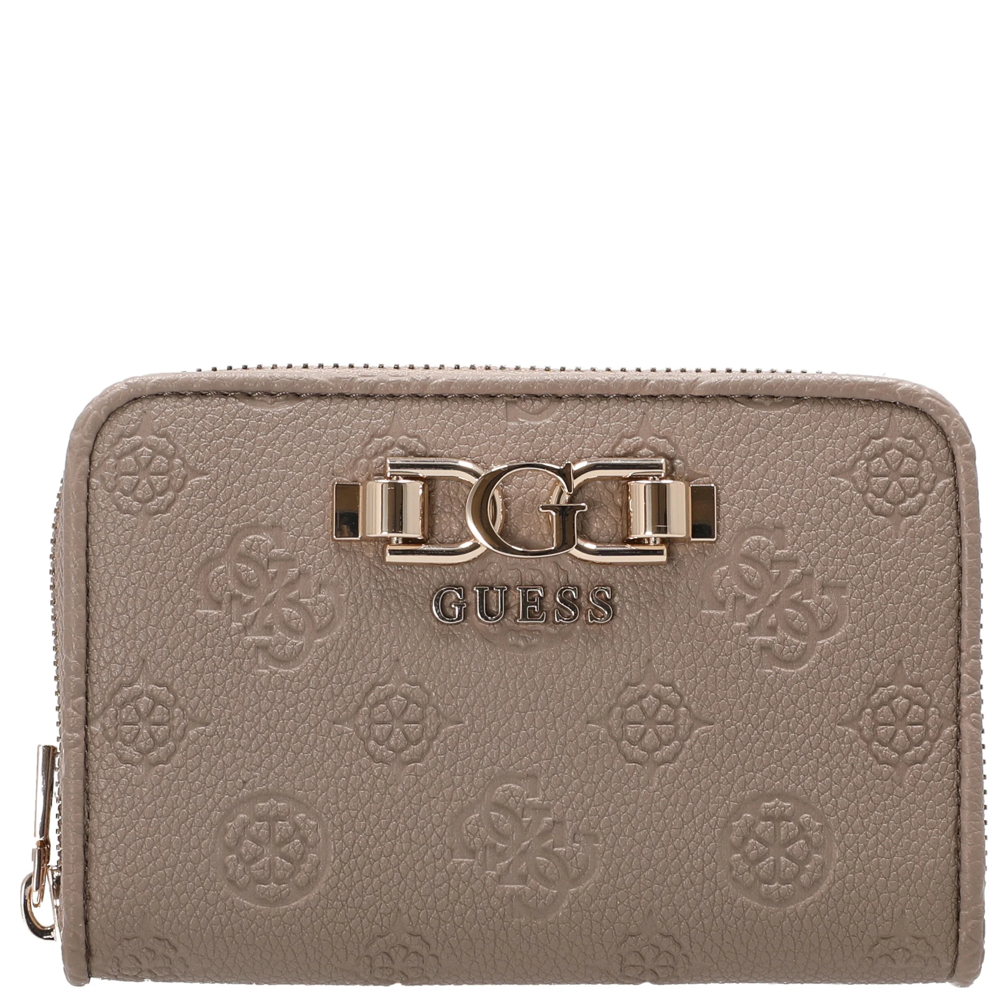 Guess Anise SLG Medium Zip - Geldbörse 4cc 14 cm (dark taupe logo)
